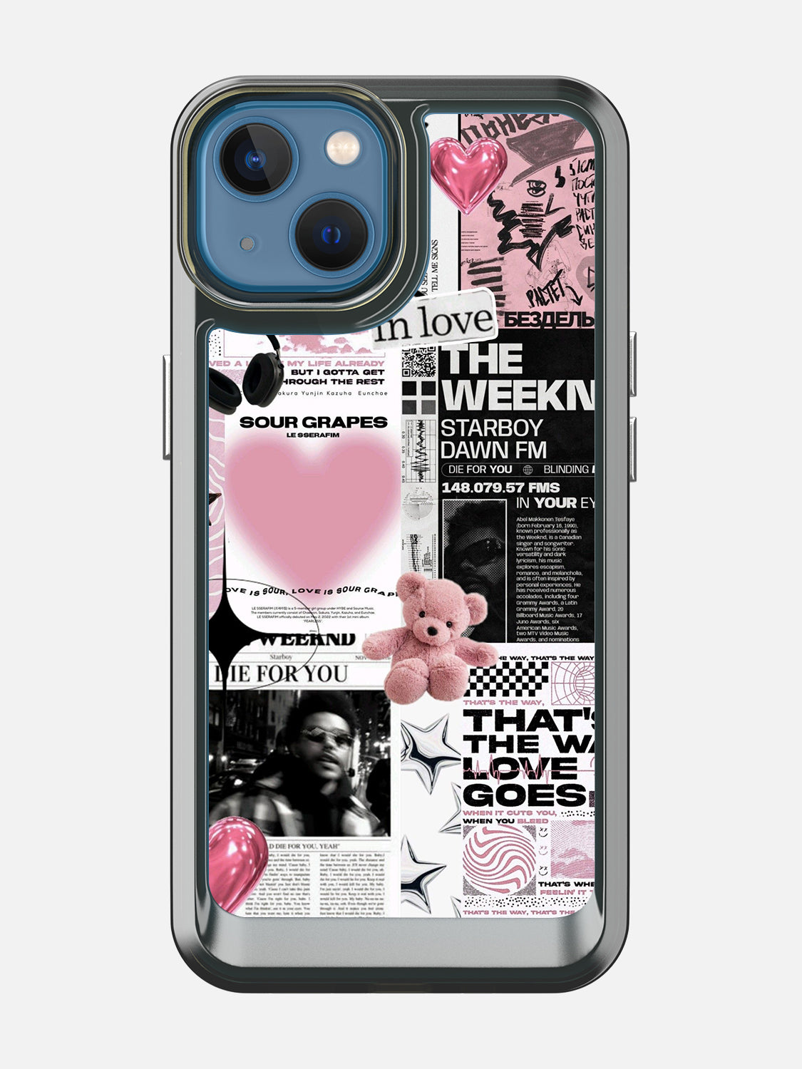 Starboy Clear Case - iPhone 13 (Black)