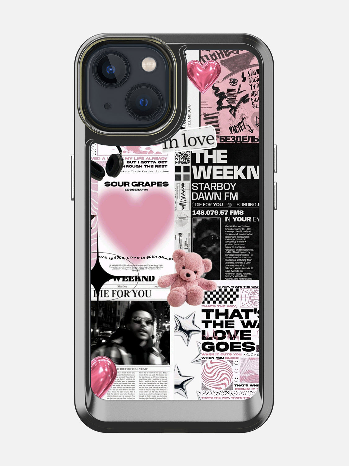 Starboy Clear Case - iPhone 13 (Black)