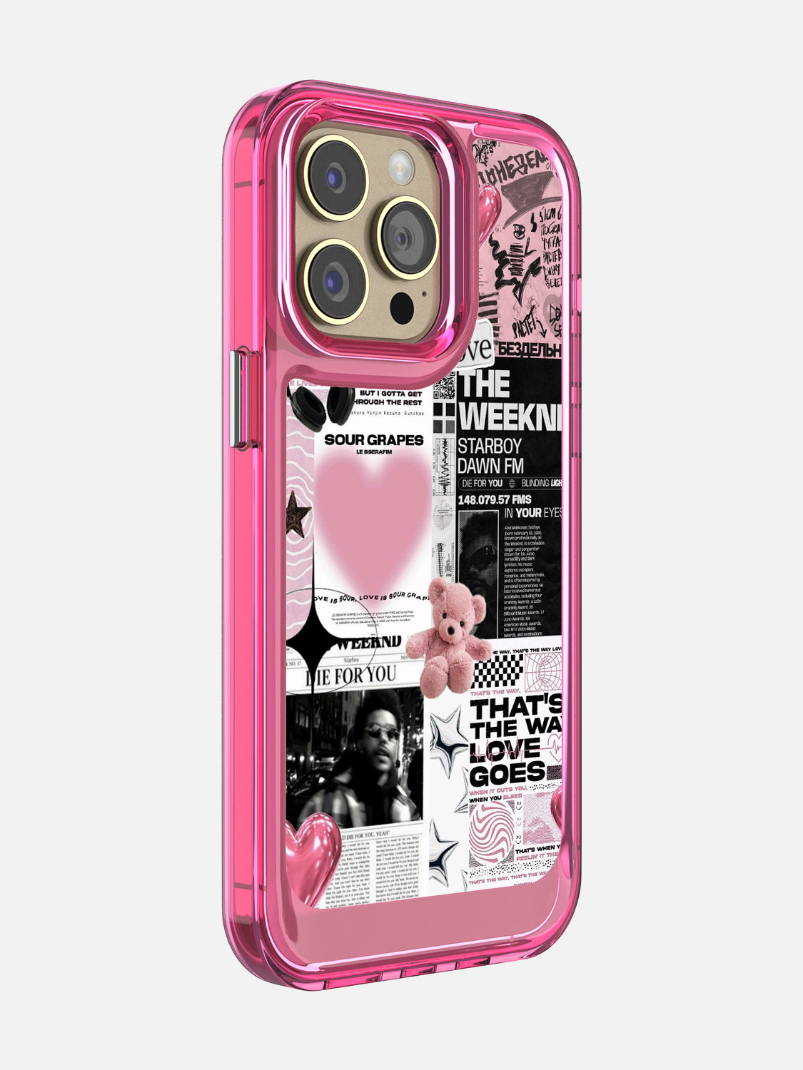 Starboy Clear Case - iPhone 14 Pro Max (Pink)