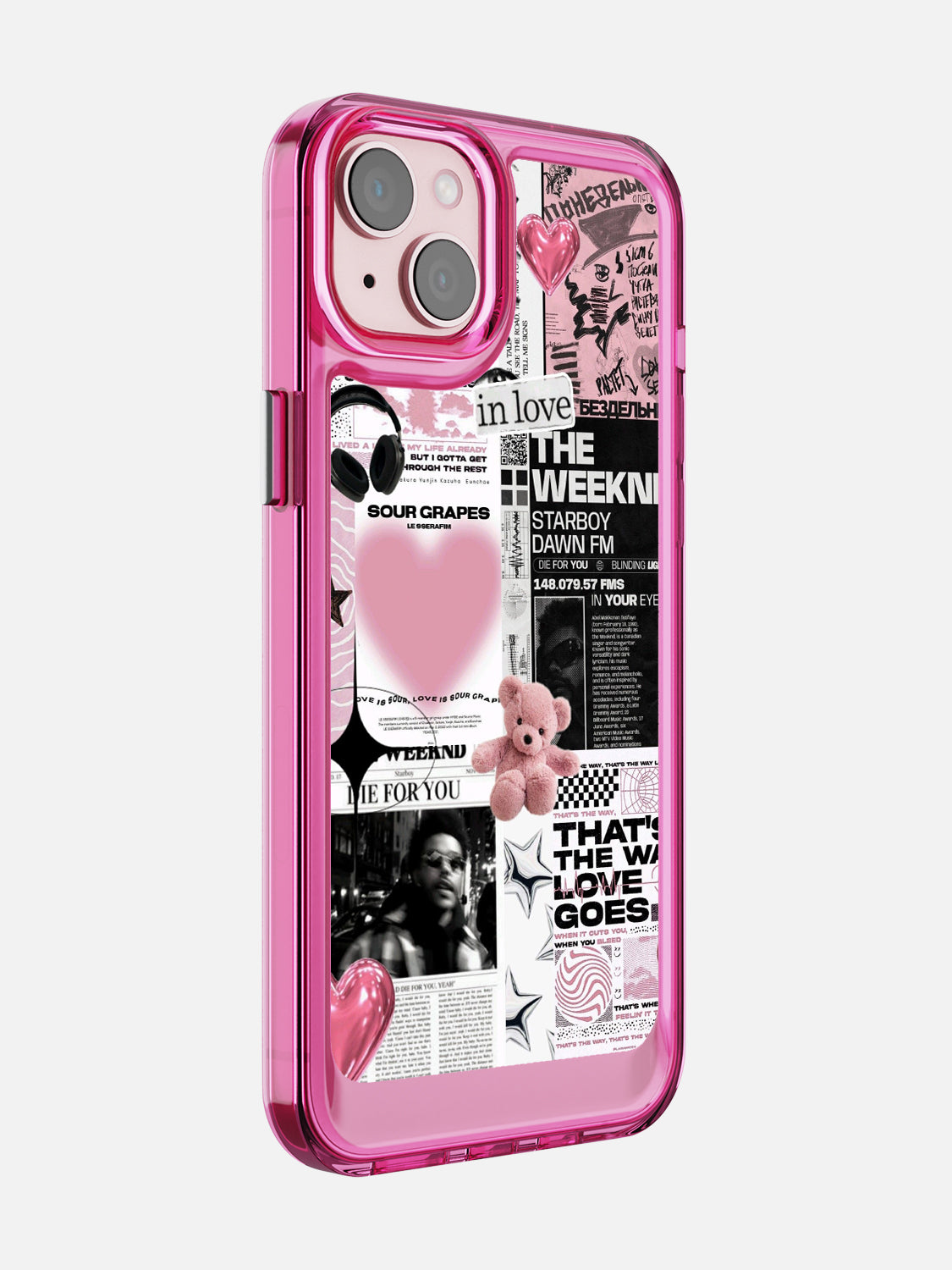 Starboy Clear Case - iPhone 15 Plus (Pink)
