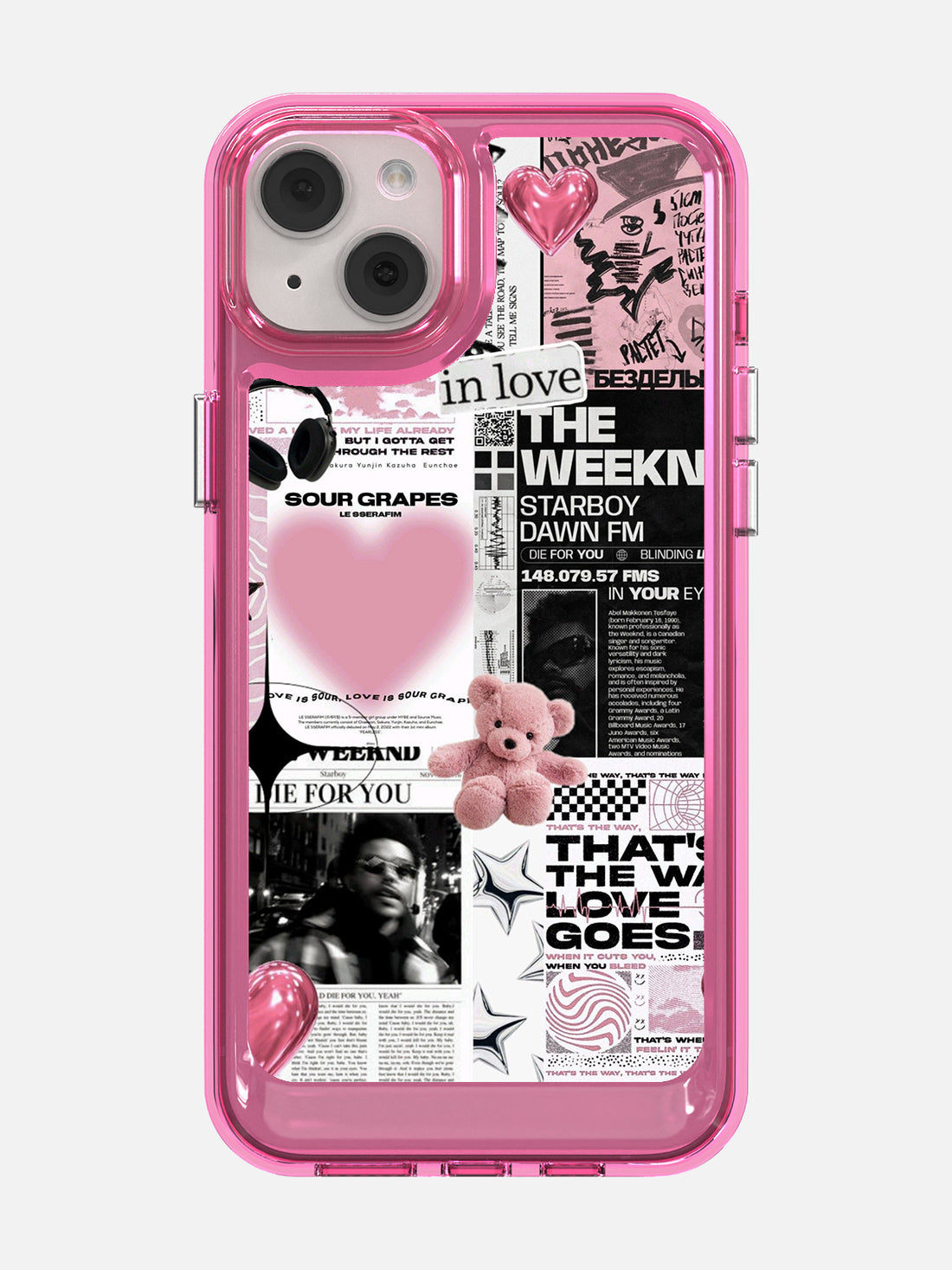 Starboy Clear Case - iPhone 14 Plus (Pink)