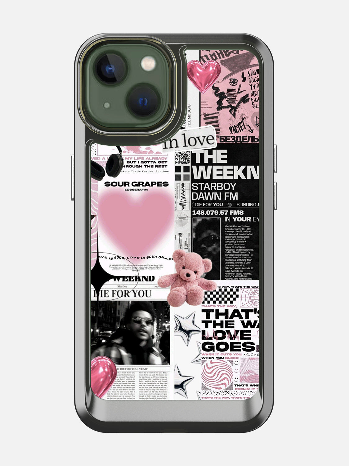 Starboy Clear Case - iPhone 13 (Black)