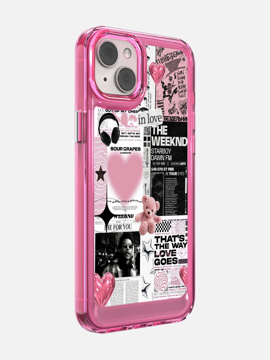 Starboy Clear Case - iPhone 14 Plus (Pink)