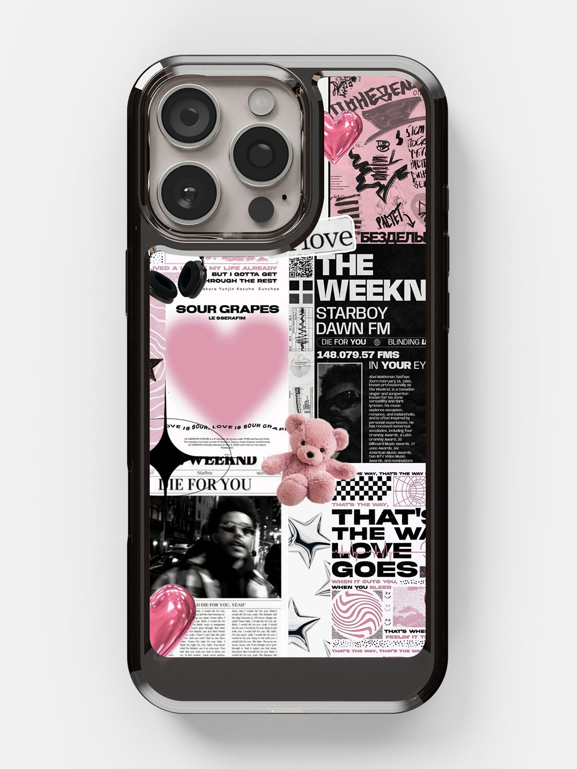 Starboy Clear Case - iPhone 16 Pro Max (Black)