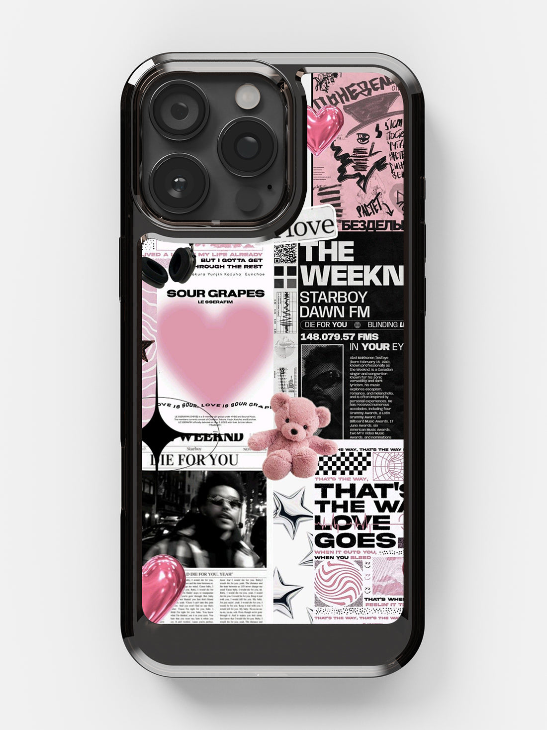 Starboy Clear Case - iPhone 16 Pro Max (Black)