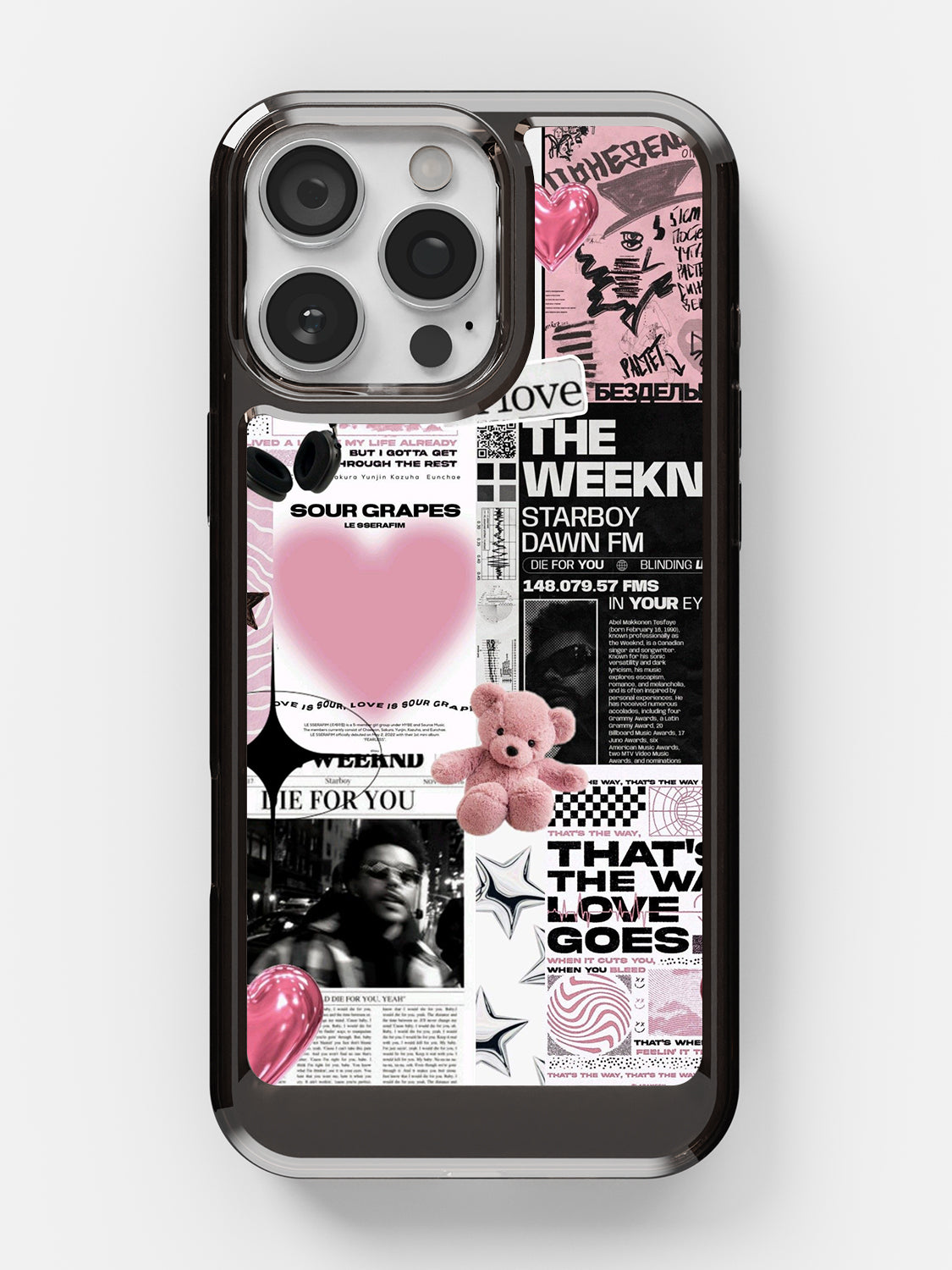 Starboy Clear Case - iPhone 16 Pro Max (Black)