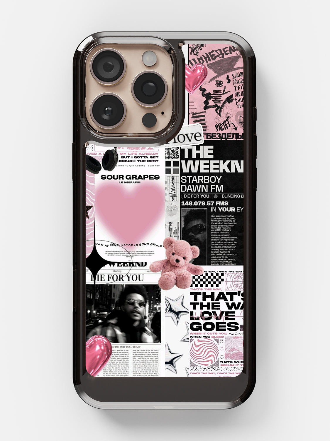 Starboy Clear Case - iPhone 16 Pro Max (Black)