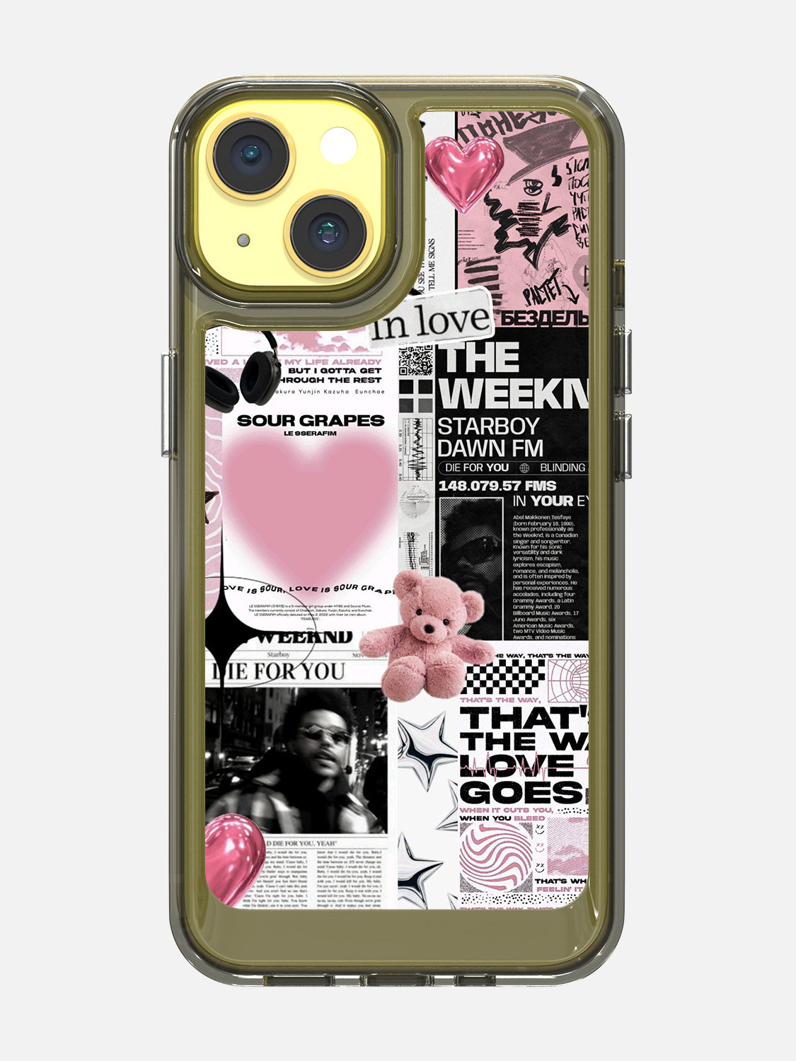Starboy Clear Case - iPhone 14 (Black)