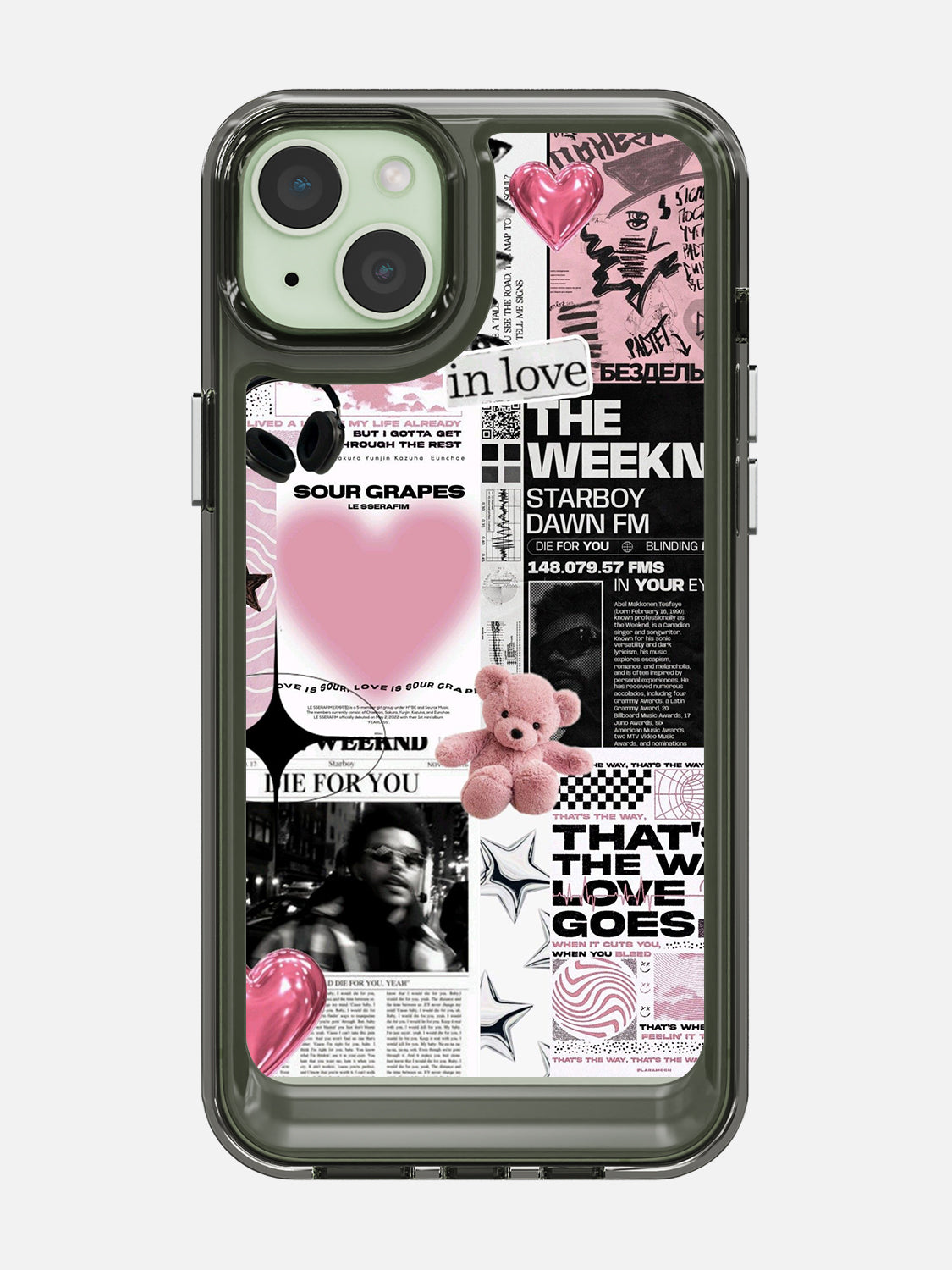 Starboy Clear Case - iPhone 15 Plus (Black)