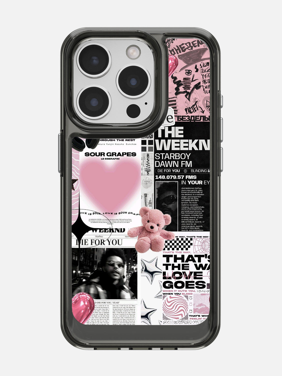 Starboy Clear Case - iPhone 15 Pro (Black)