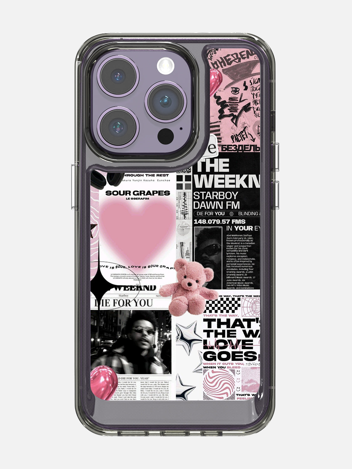 Starboy Clear Case - iPhone 14 Pro (Black)