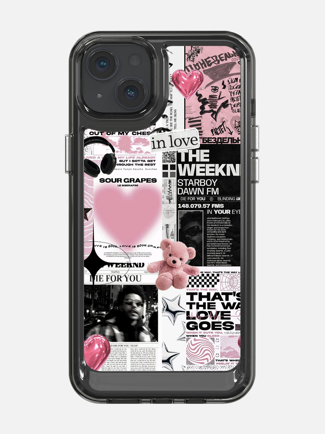 Starboy Clear Case - iPhone 14 Plus (Black)