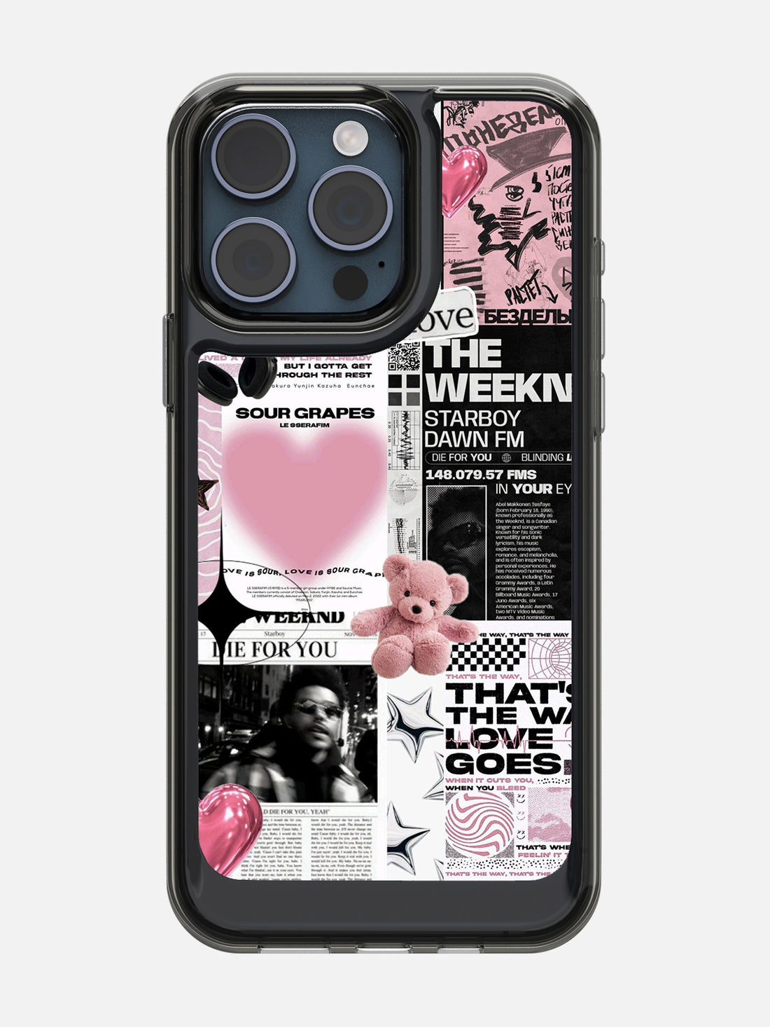 Starboy Clear Case - iPhone 15 Pro Max (Black)