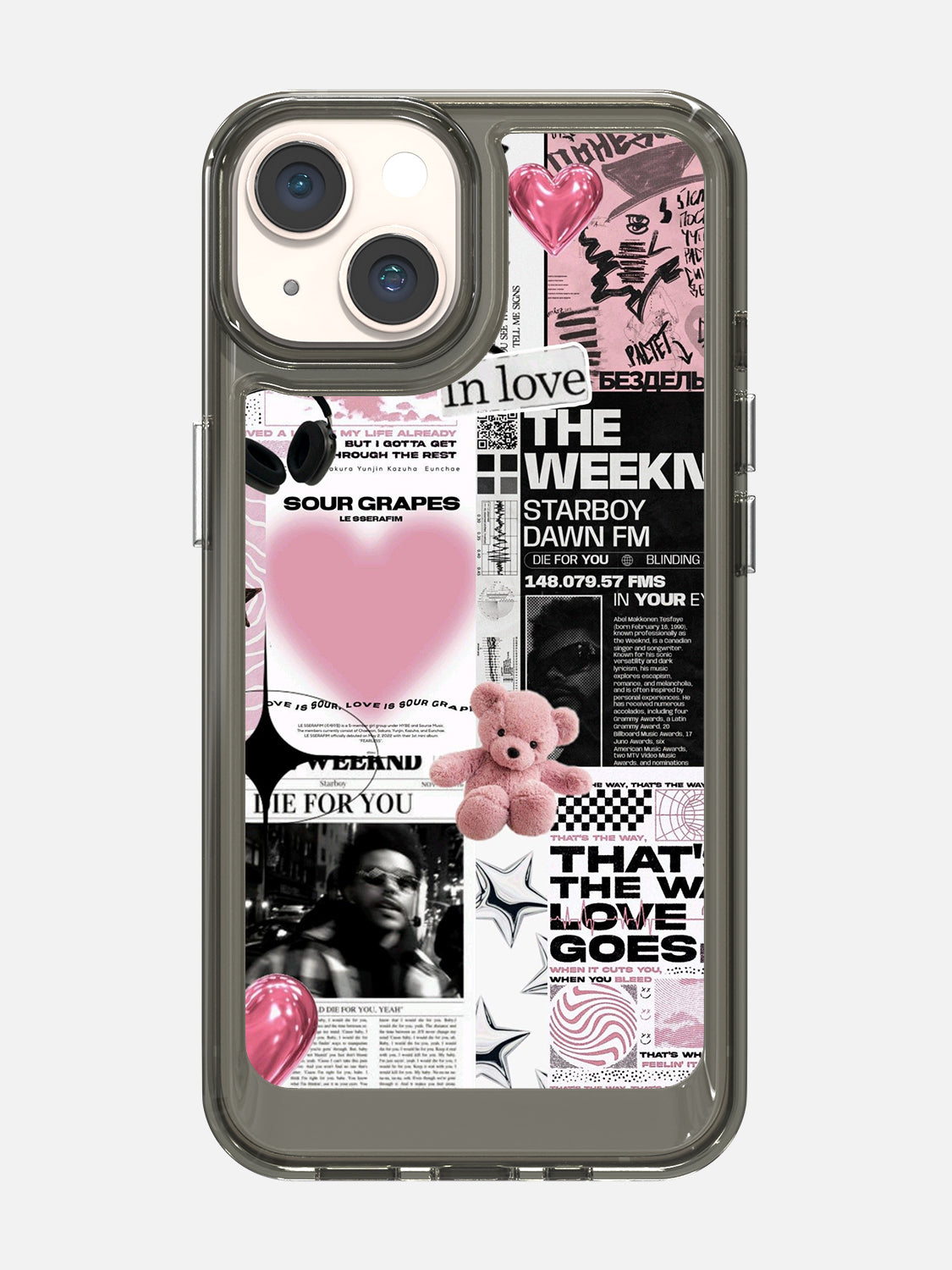 Starboy Clear Case - iPhone 14 (Black)