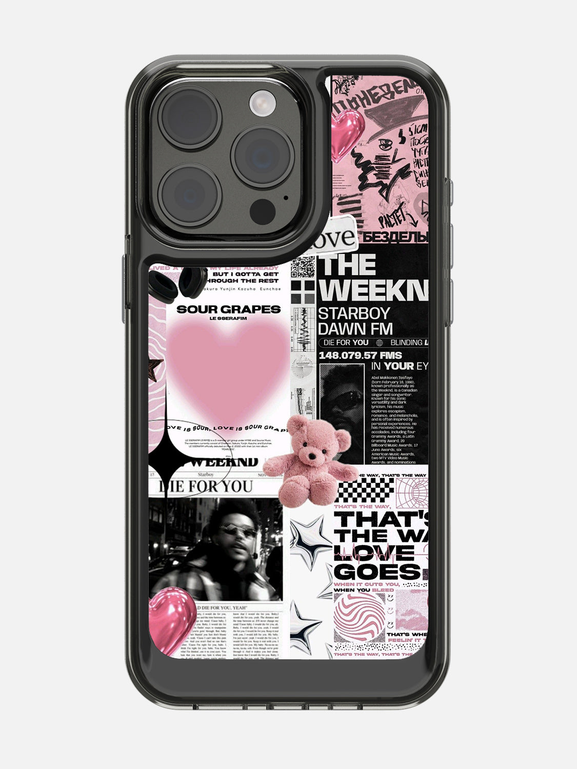Starboy Clear Case - iPhone 15 Pro Max (Black)