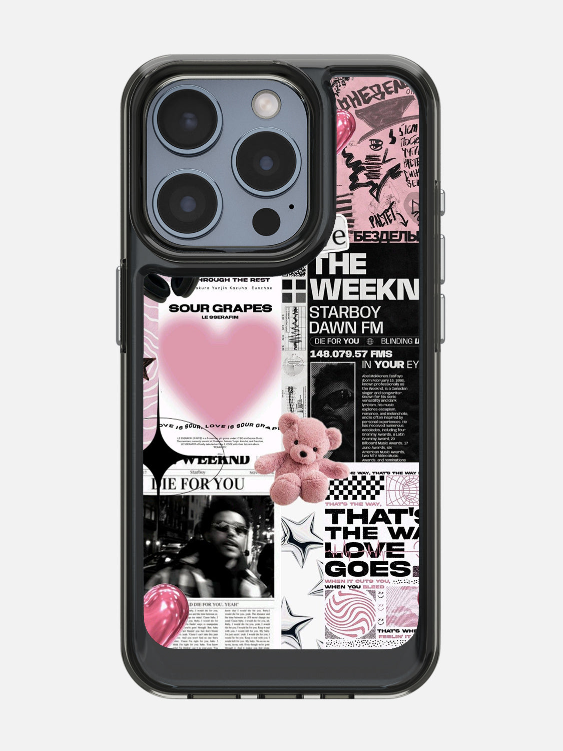 Starboy Clear Case - iPhone 15 Pro (Black)