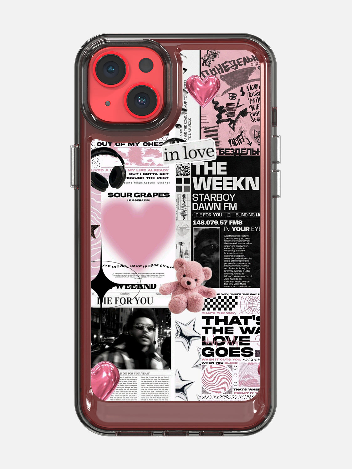 Starboy Clear Case - iPhone 14 Plus (Black)