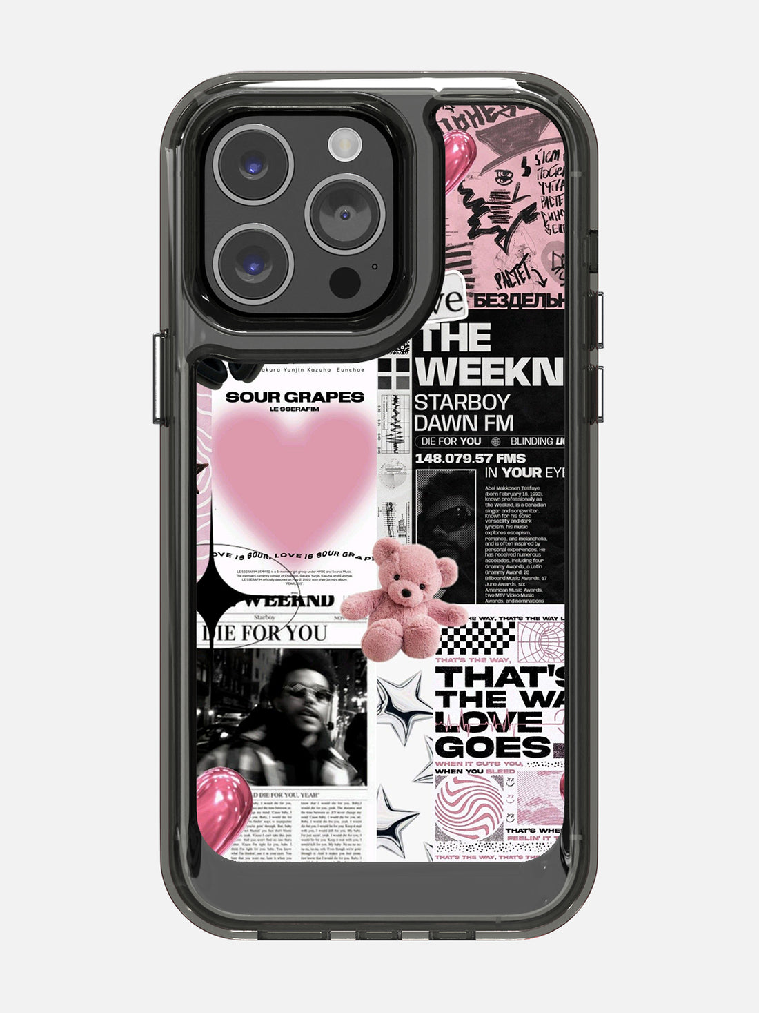 Starboy Clear Case - iPhone 14 Pro Max (Black)