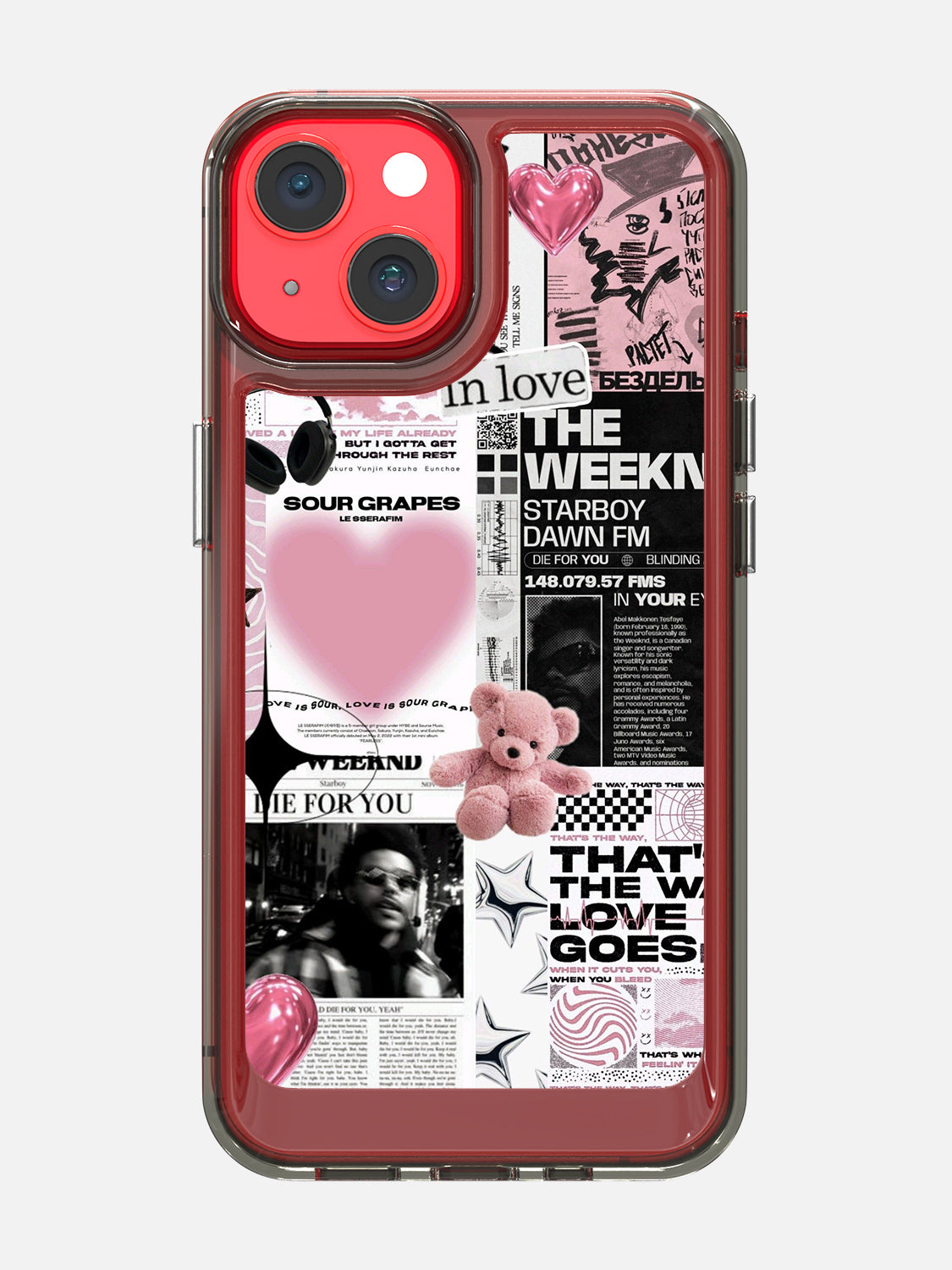 Starboy Clear Case - iPhone 14 (Black)