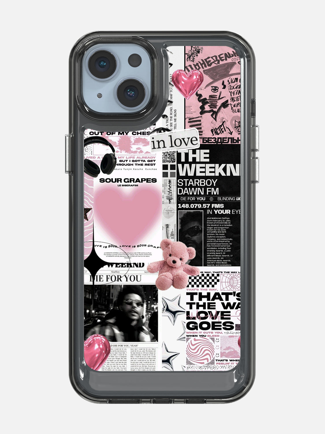 Starboy Clear Case - iPhone 14 Plus (Black)