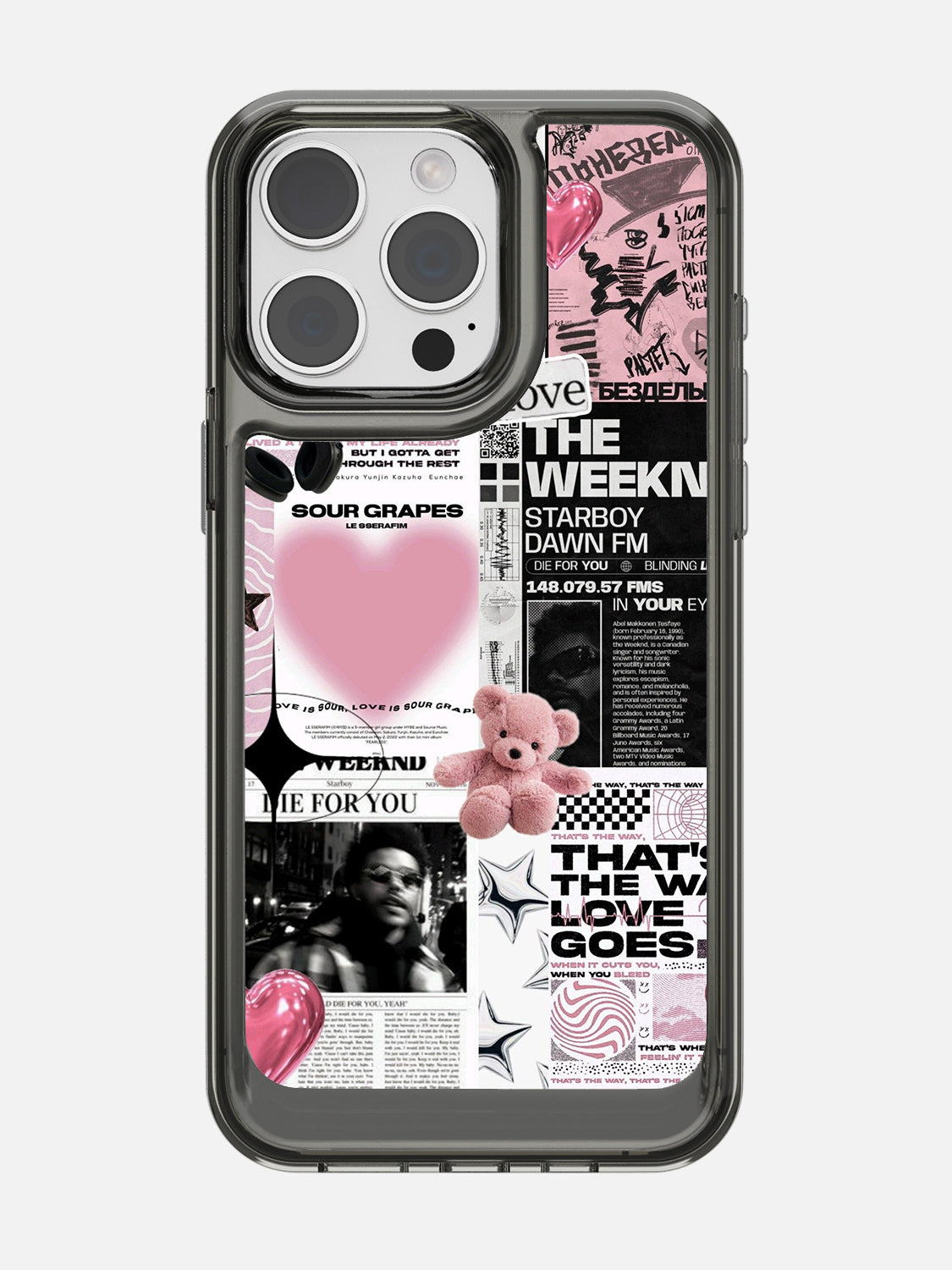 Starboy Clear Case - iPhone 15 Pro Max (Black)