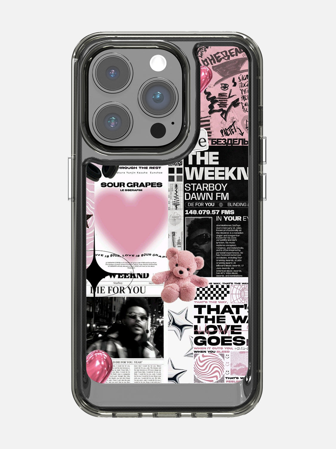 Starboy Clear Case - iPhone 14 Pro (Black)