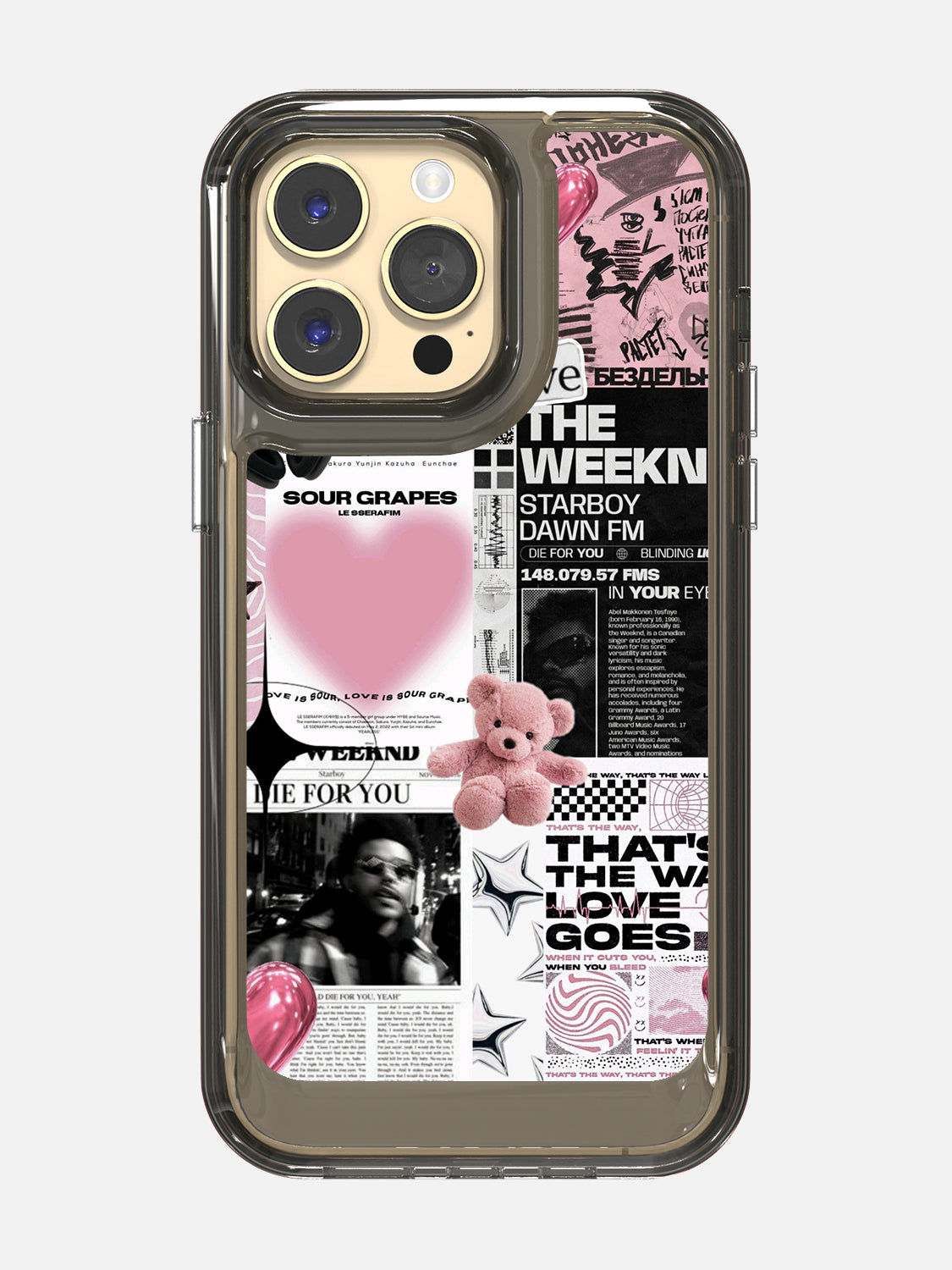 Starboy Clear Case - iPhone 14 Pro Max (Black)