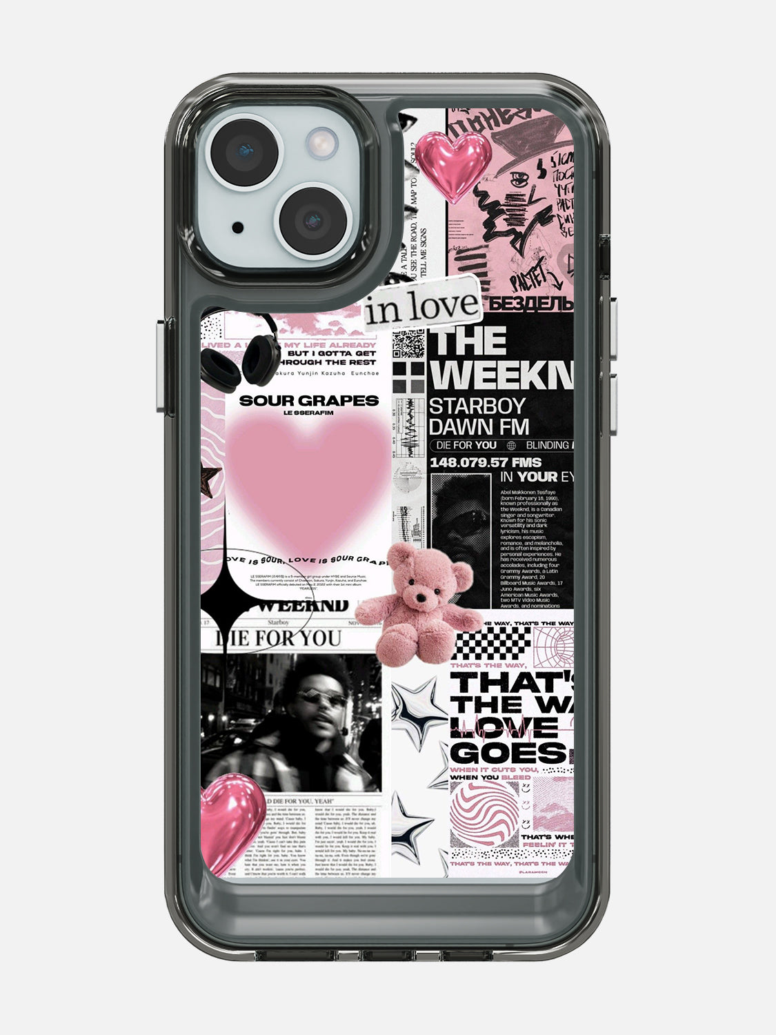 Starboy Clear Case - iPhone 15 Plus (Black)