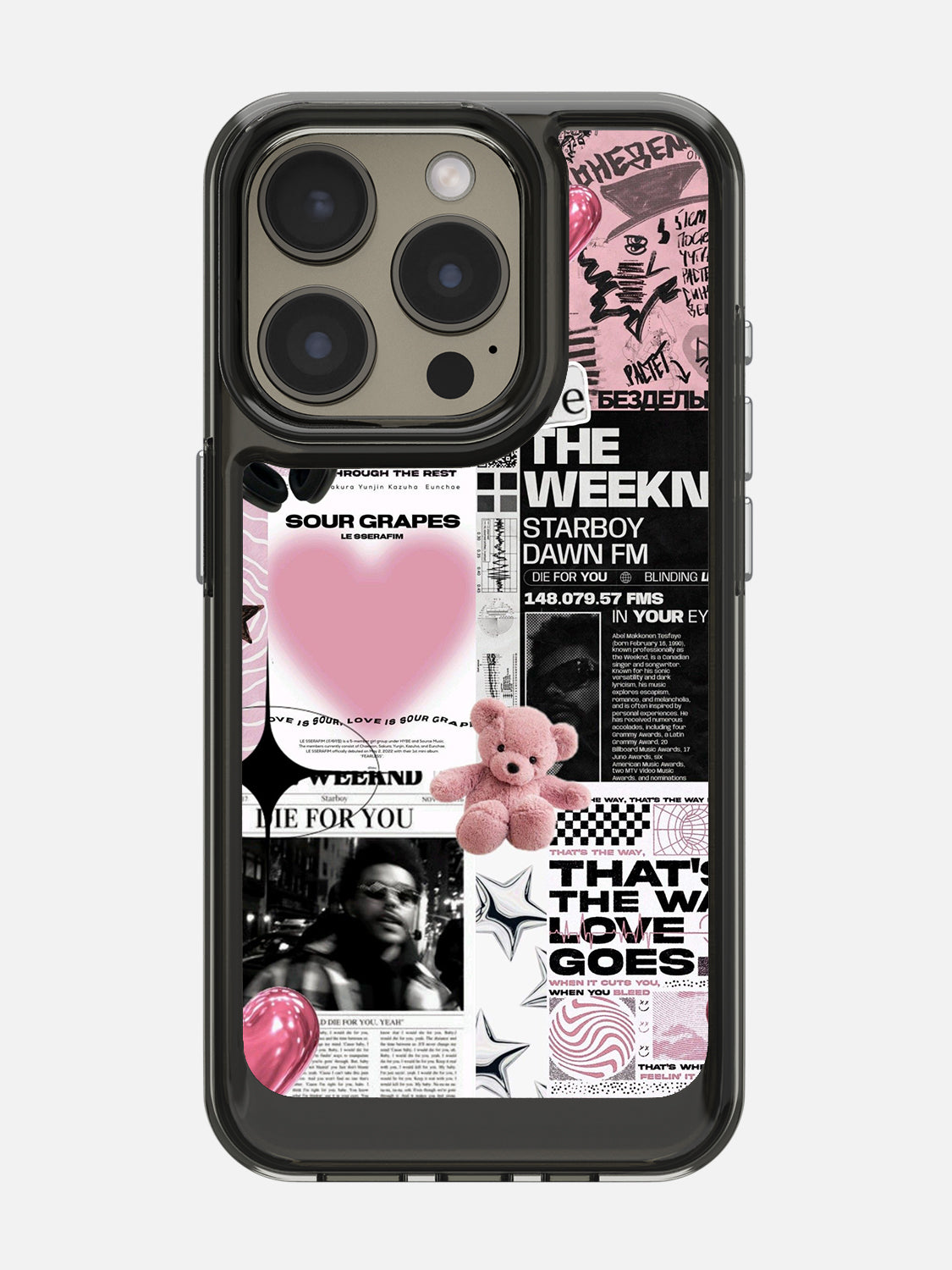 Starboy Clear Case - iPhone 15 Pro (Black)