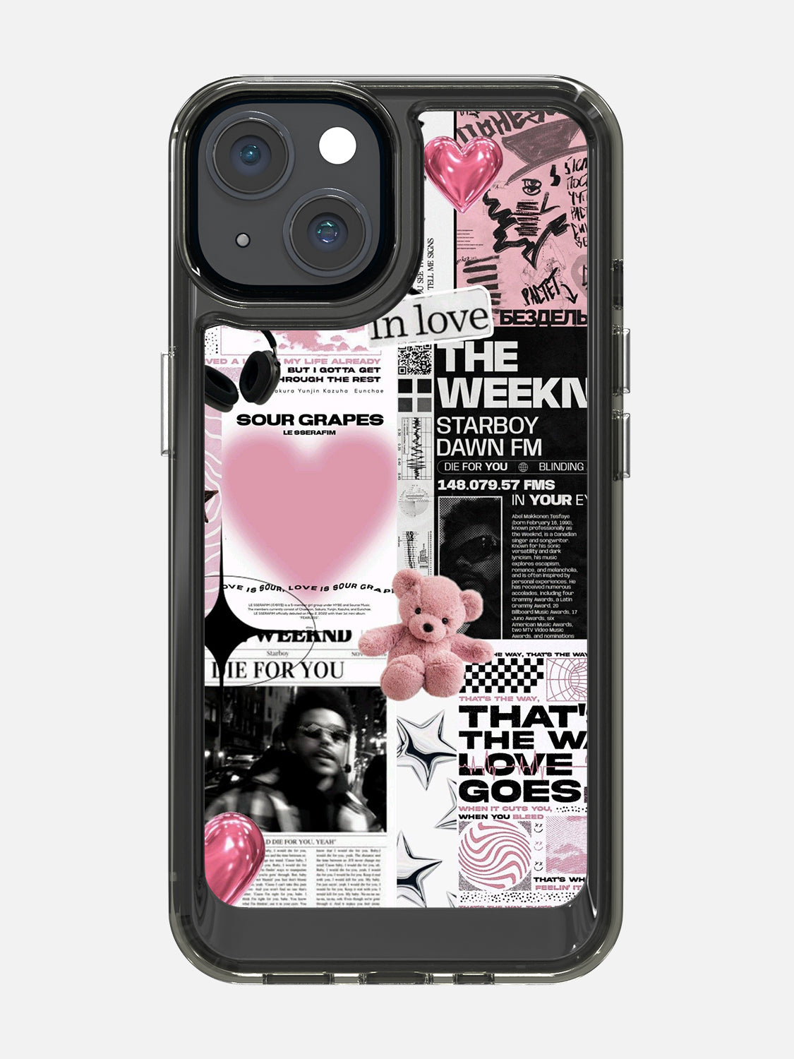 Starboy Clear Case - iPhone 14 (Black)