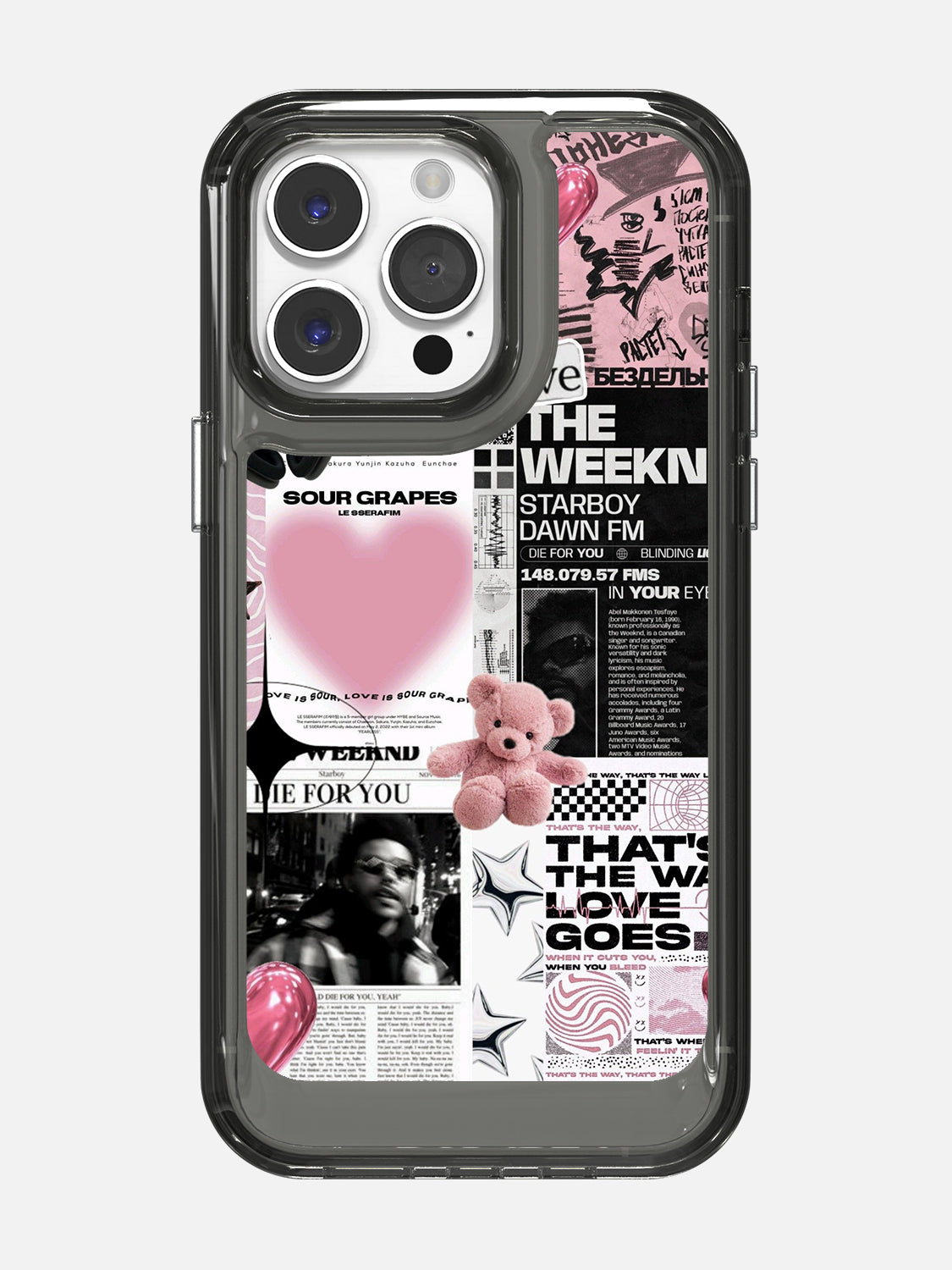 Starboy Clear Case - iPhone 14 Pro Max (Black)