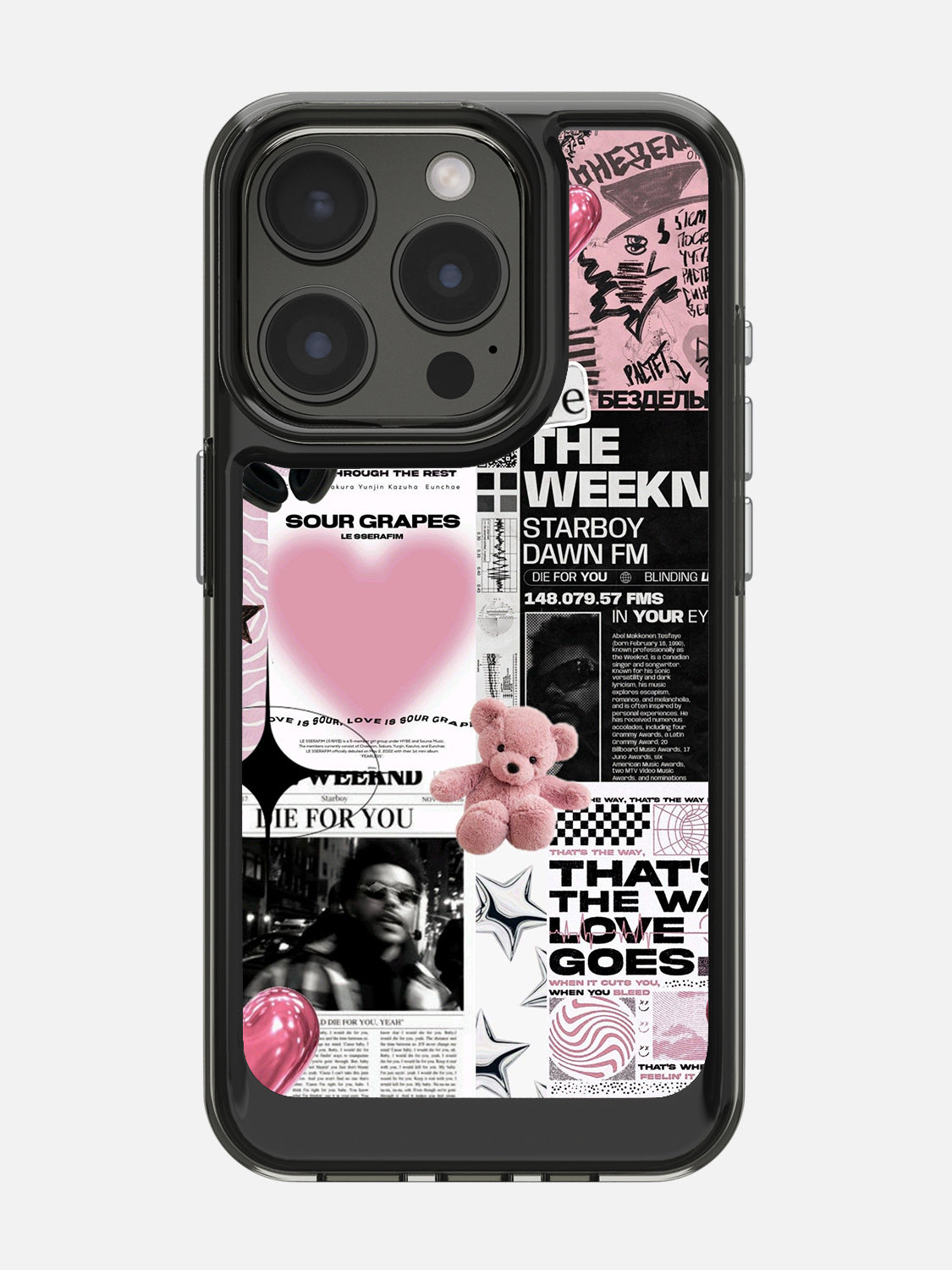 Starboy Clear Case - iPhone 15 Pro (Black)