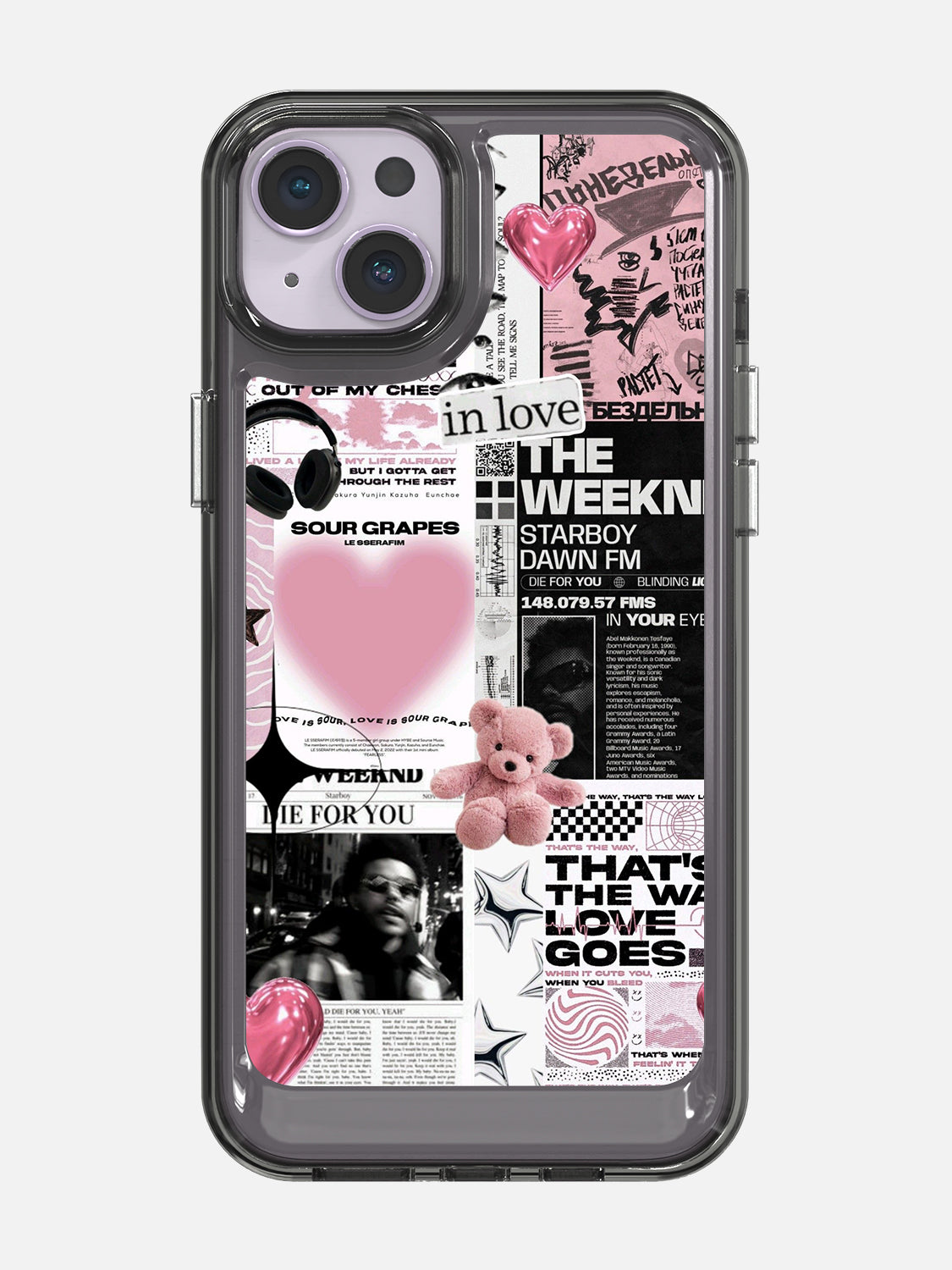 Starboy Clear Case - iPhone 14 Plus (Black)