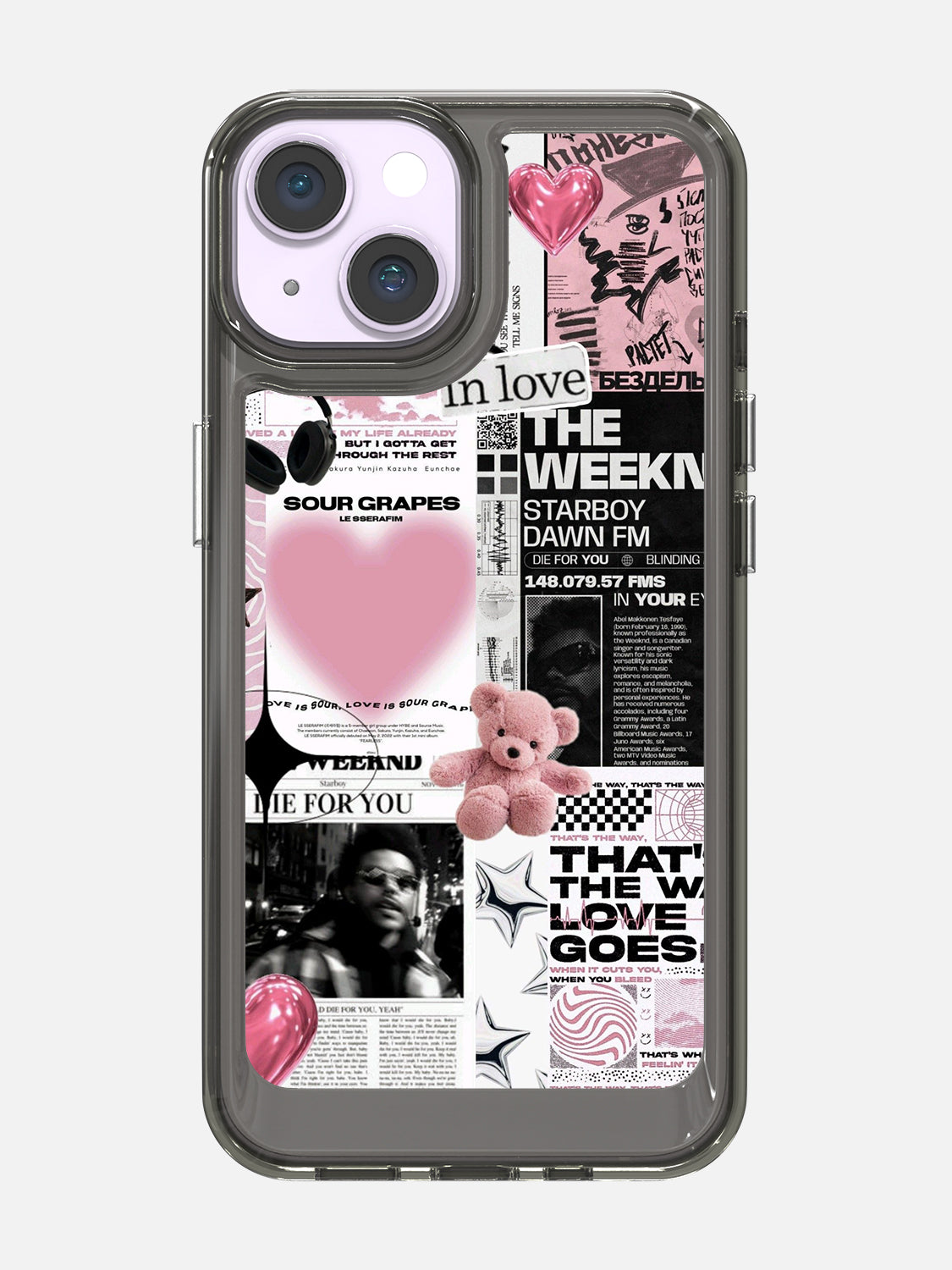 Starboy Clear Case - iPhone 14 (Black)