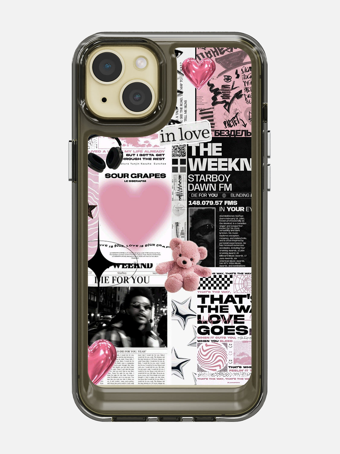 Starboy Clear Case - iPhone 15 Plus (Black)