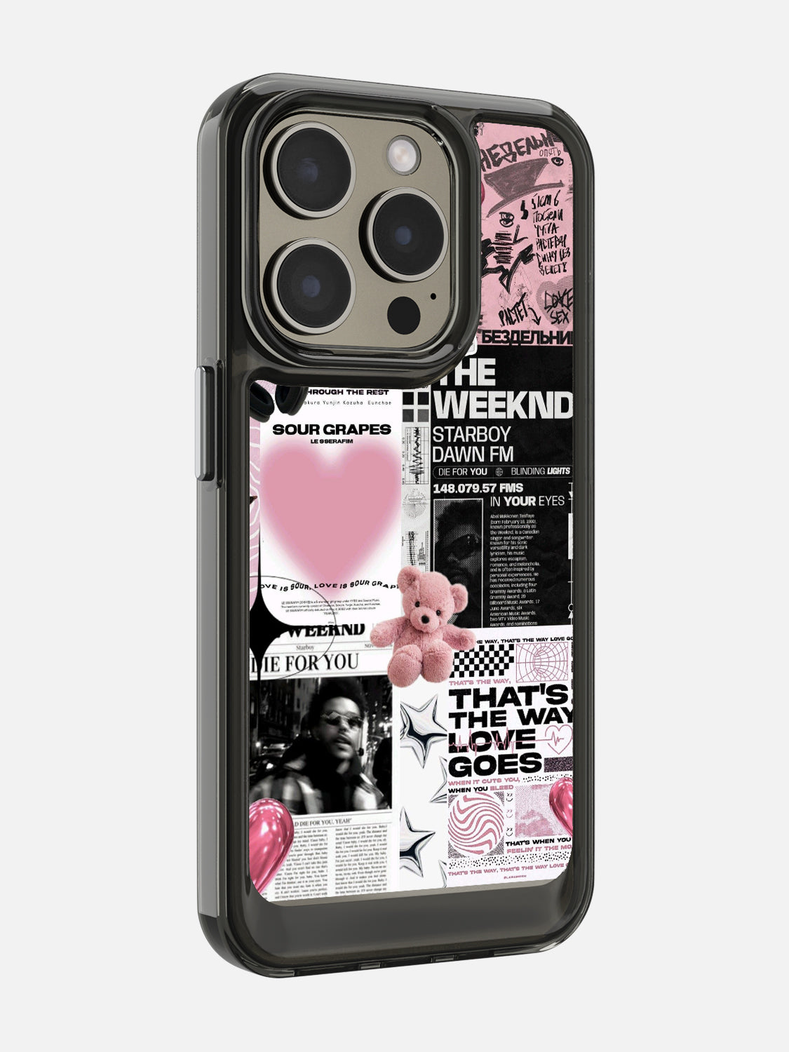 Starboy Clear Case - iPhone 15 Pro (Black)