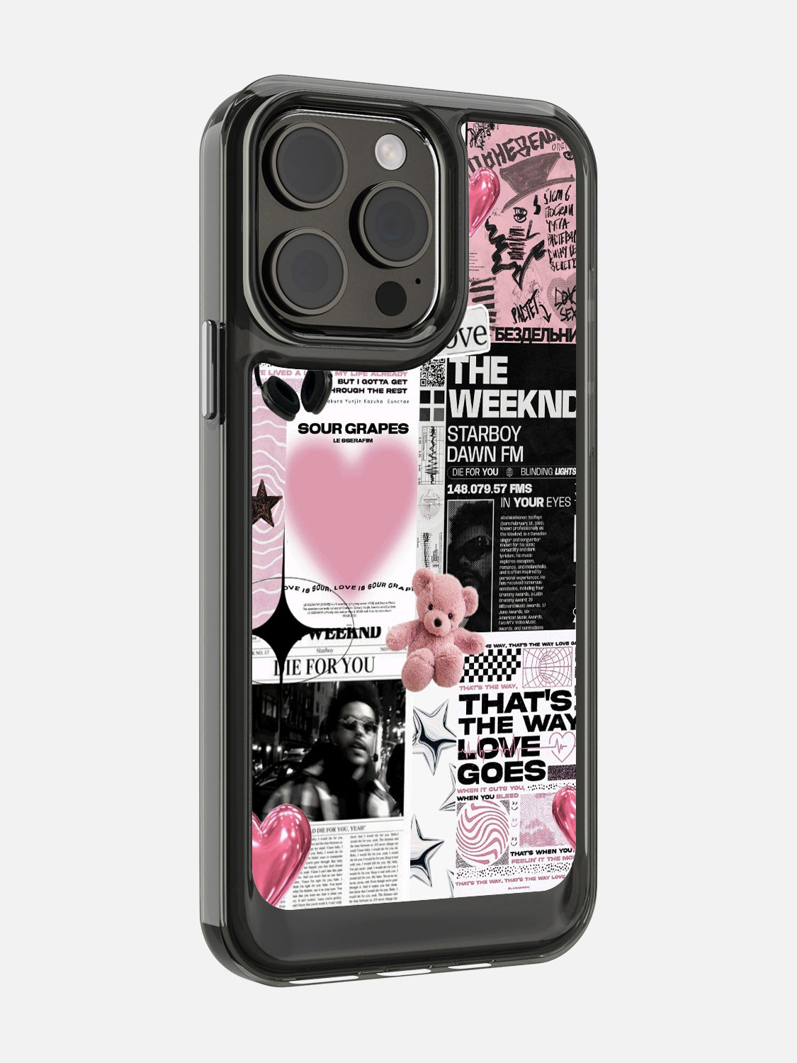 Starboy Clear Case - iPhone 15 Pro Max (Black)