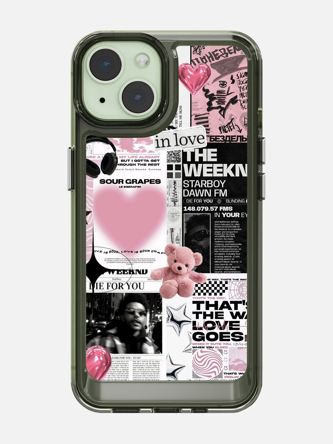 Starboy Clear Case - iPhone 15 (Black)