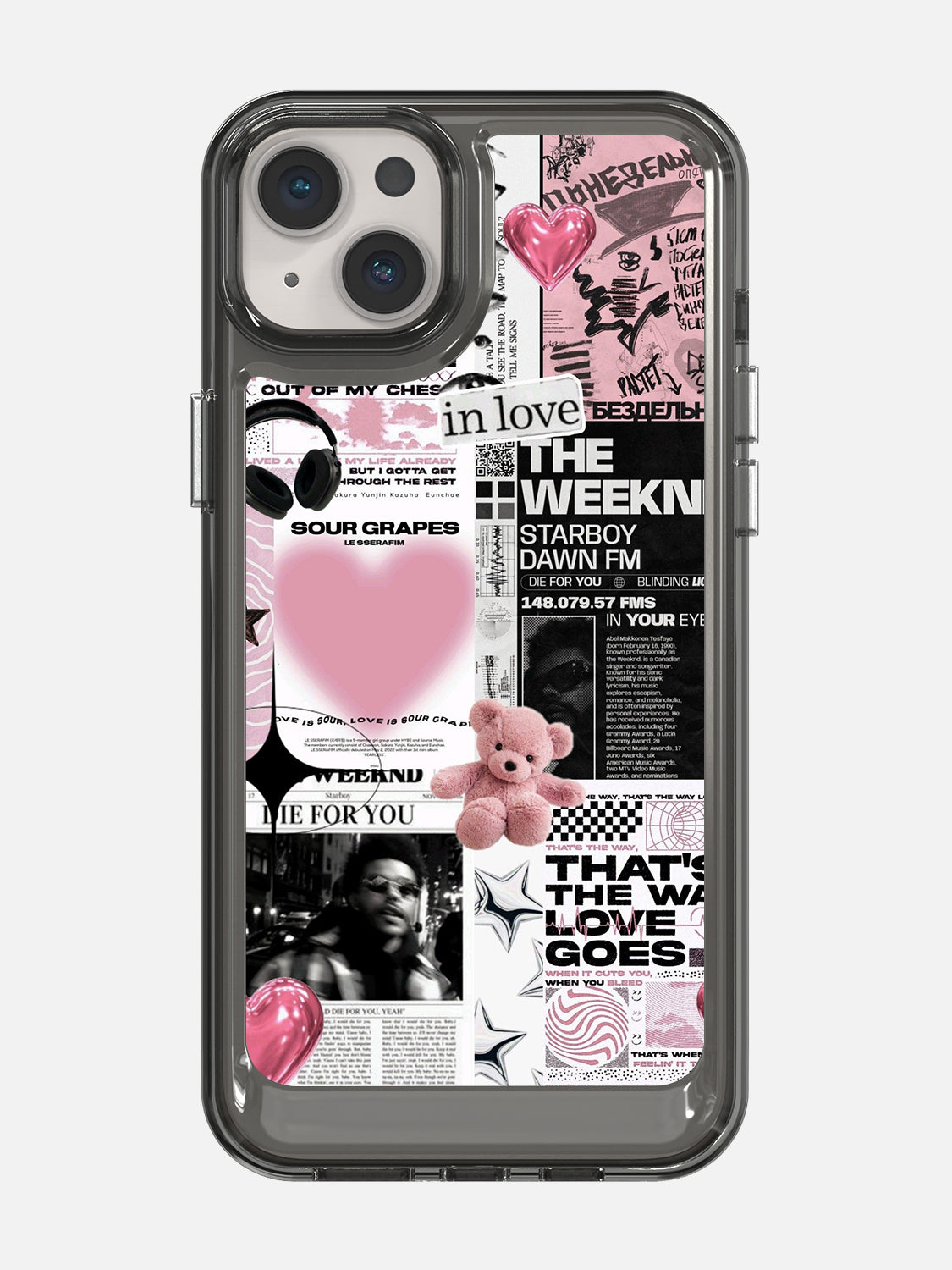 Starboy Clear Case - iPhone 14 Plus (Black)