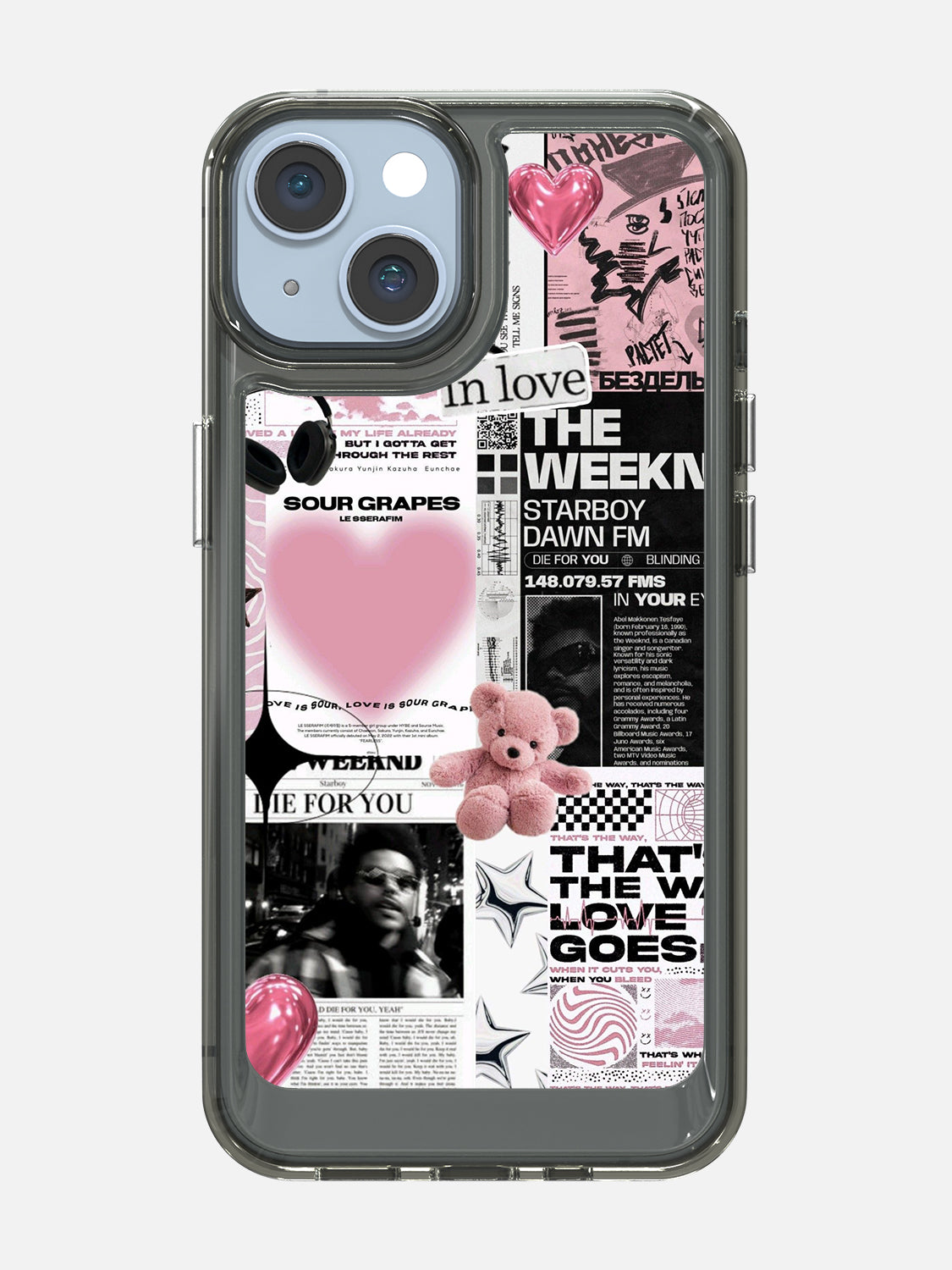 Starboy Clear Case - iPhone 14 (Black)