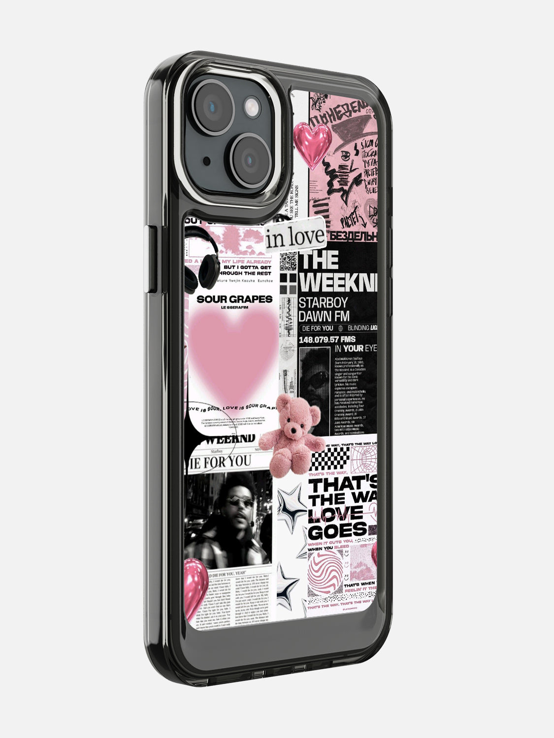 Starboy Clear Case - iPhone 15 Plus (Black)