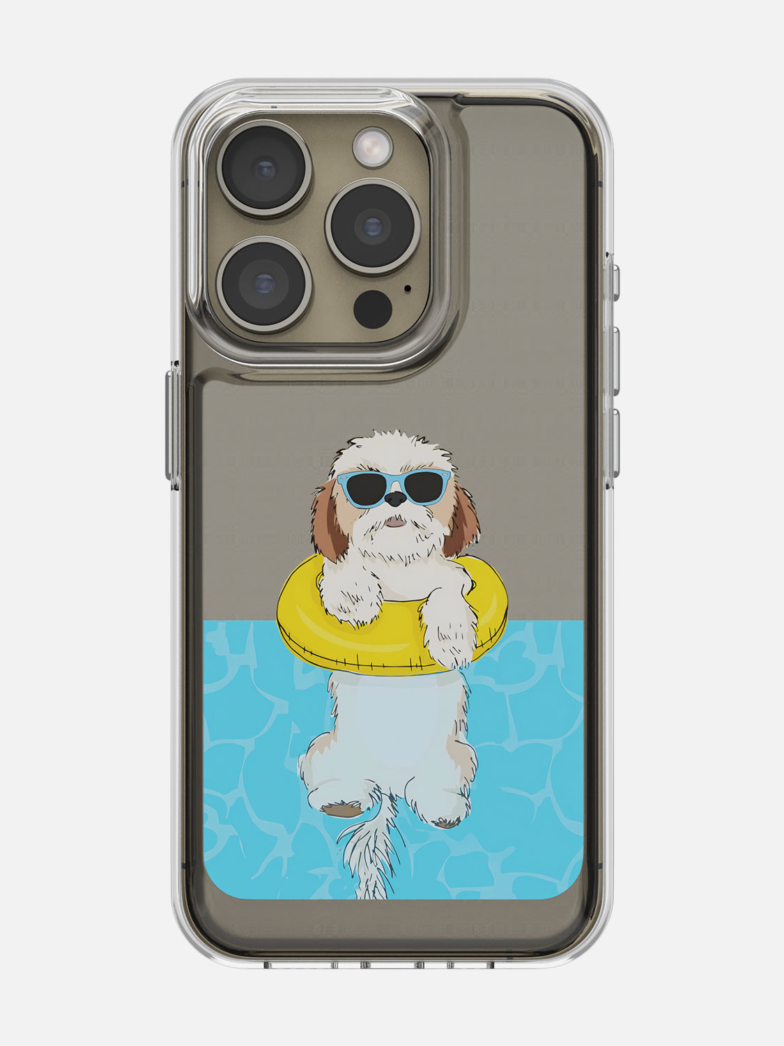 Swimming Dog Case - iPhone 15 Pro