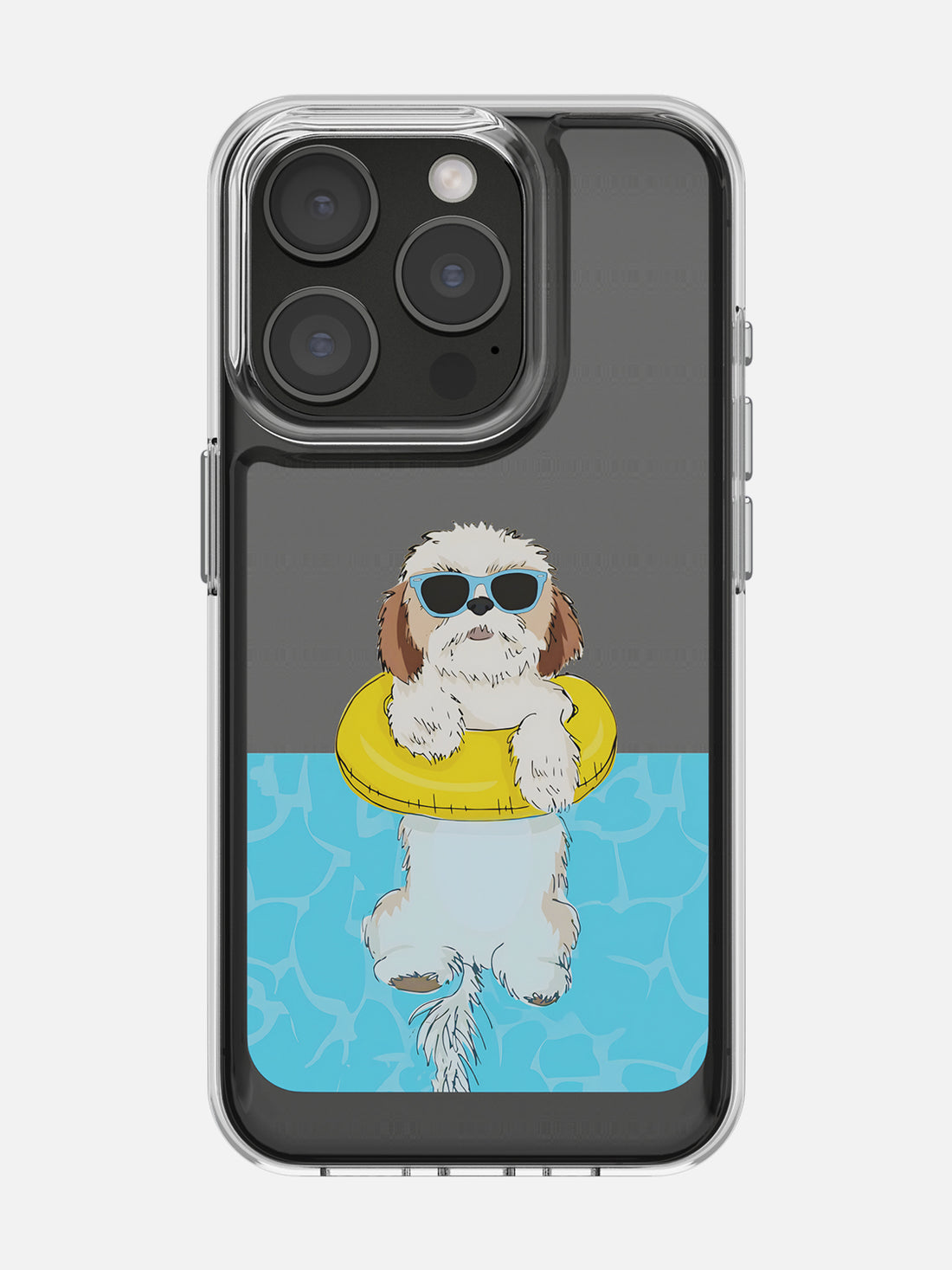 Swimming Dog Case - iPhone 15 Pro