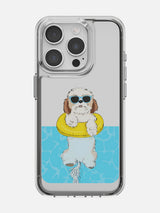 Swimming Dog Case - iPhone 15 Pro
