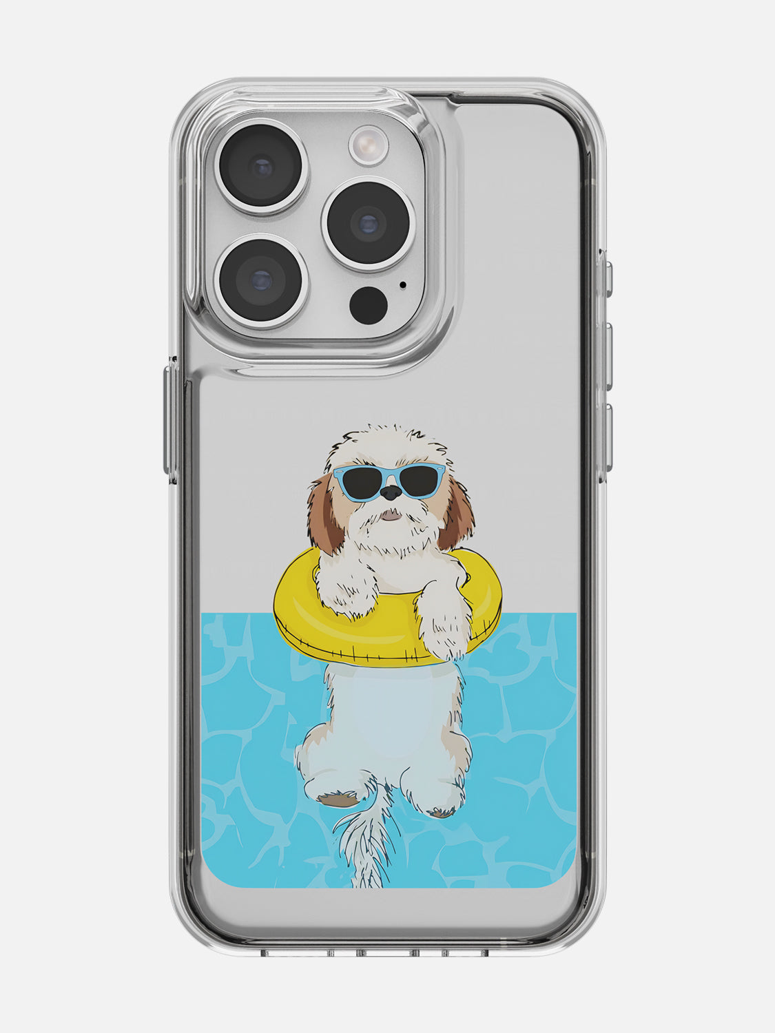 Swimming Dog Case - iPhone 15 Pro