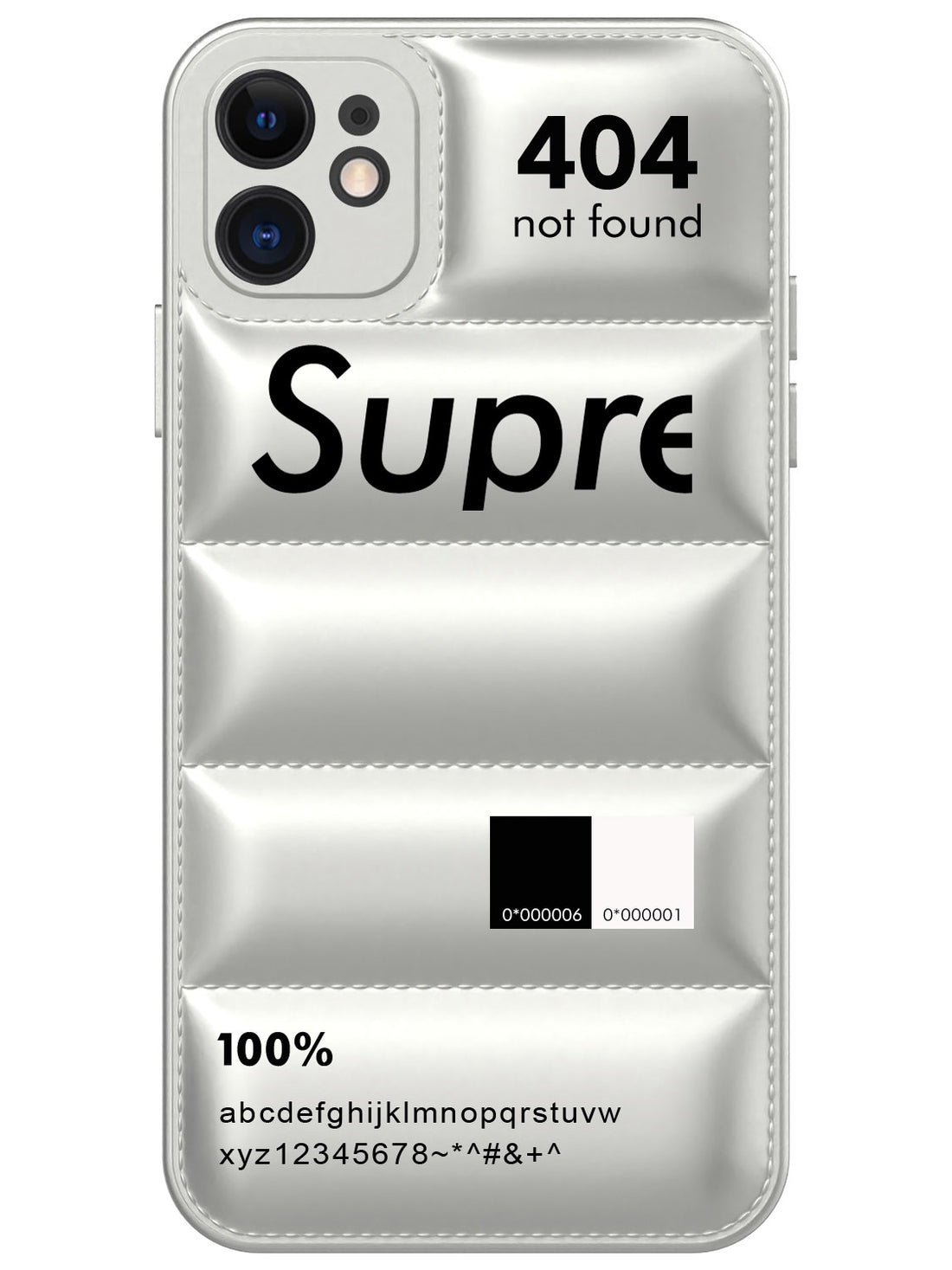 Supr Puffer Case - iPhone 11 (Silver)