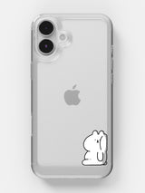 Teddy Needs Attention Clear Case - iPhone 16 Plus