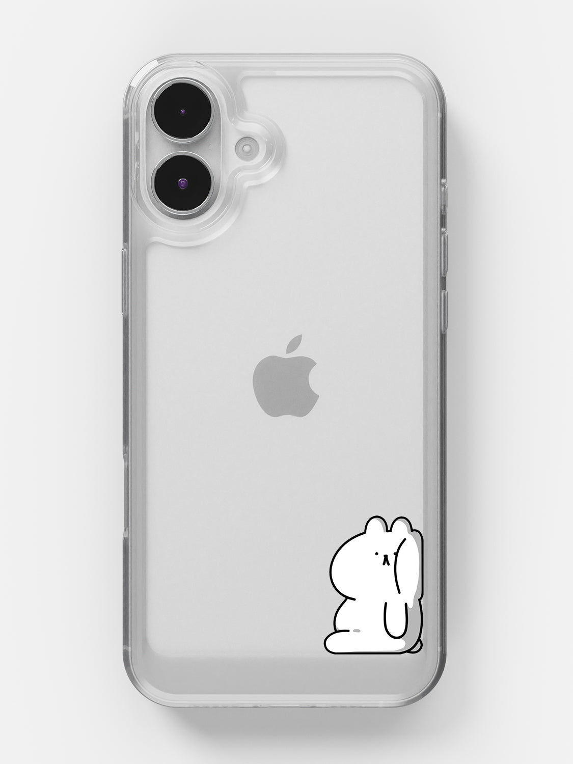 Teddy Needs Attention Clear Case - iPhone 16 Plus