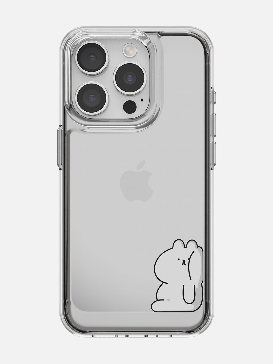 Teddy Needs Attention Clear Case - iPhone 15 Pro
