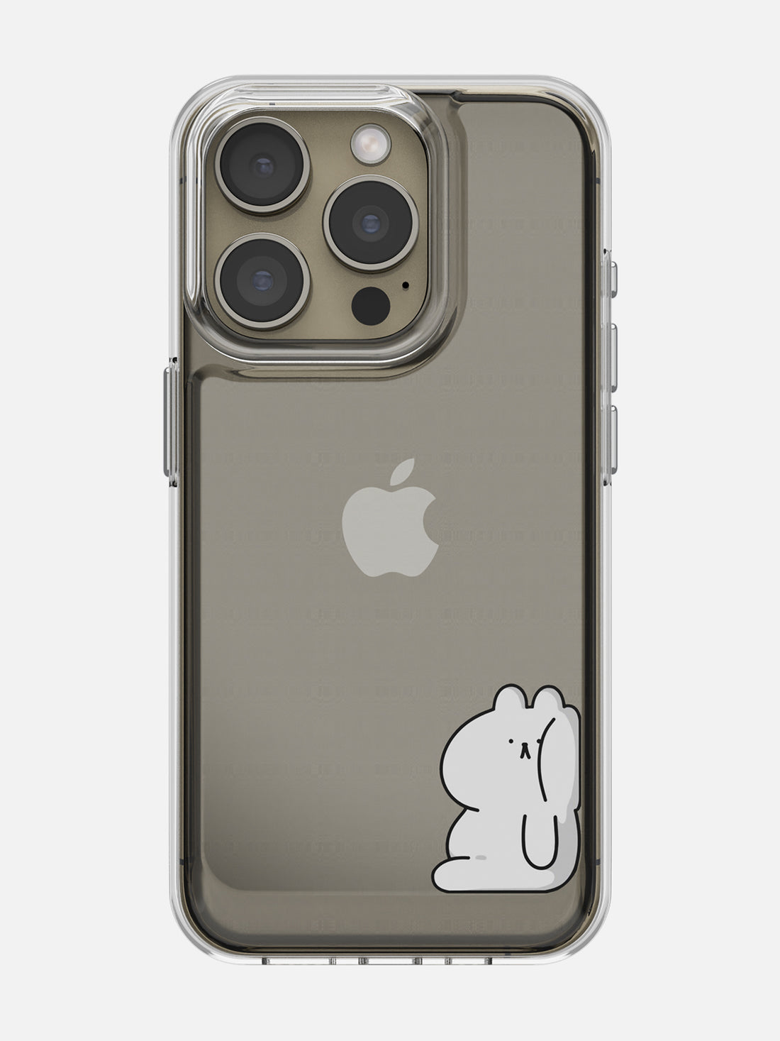 Teddy Needs Attention Clear Case - iPhone 15 Pro